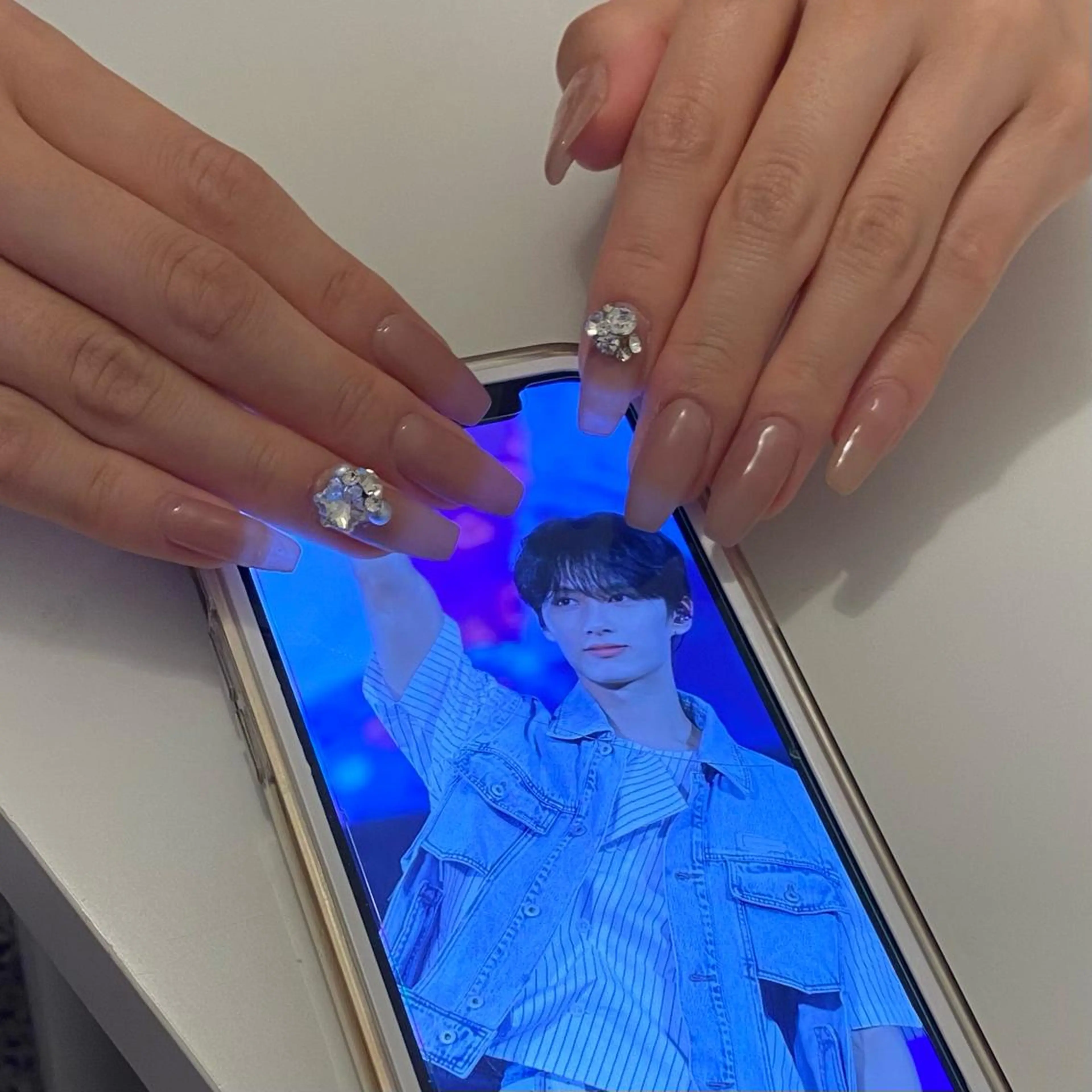 ネイル アートネイル キラキラネイル ワンカラーネイル &h MAKIのネイルデザイン