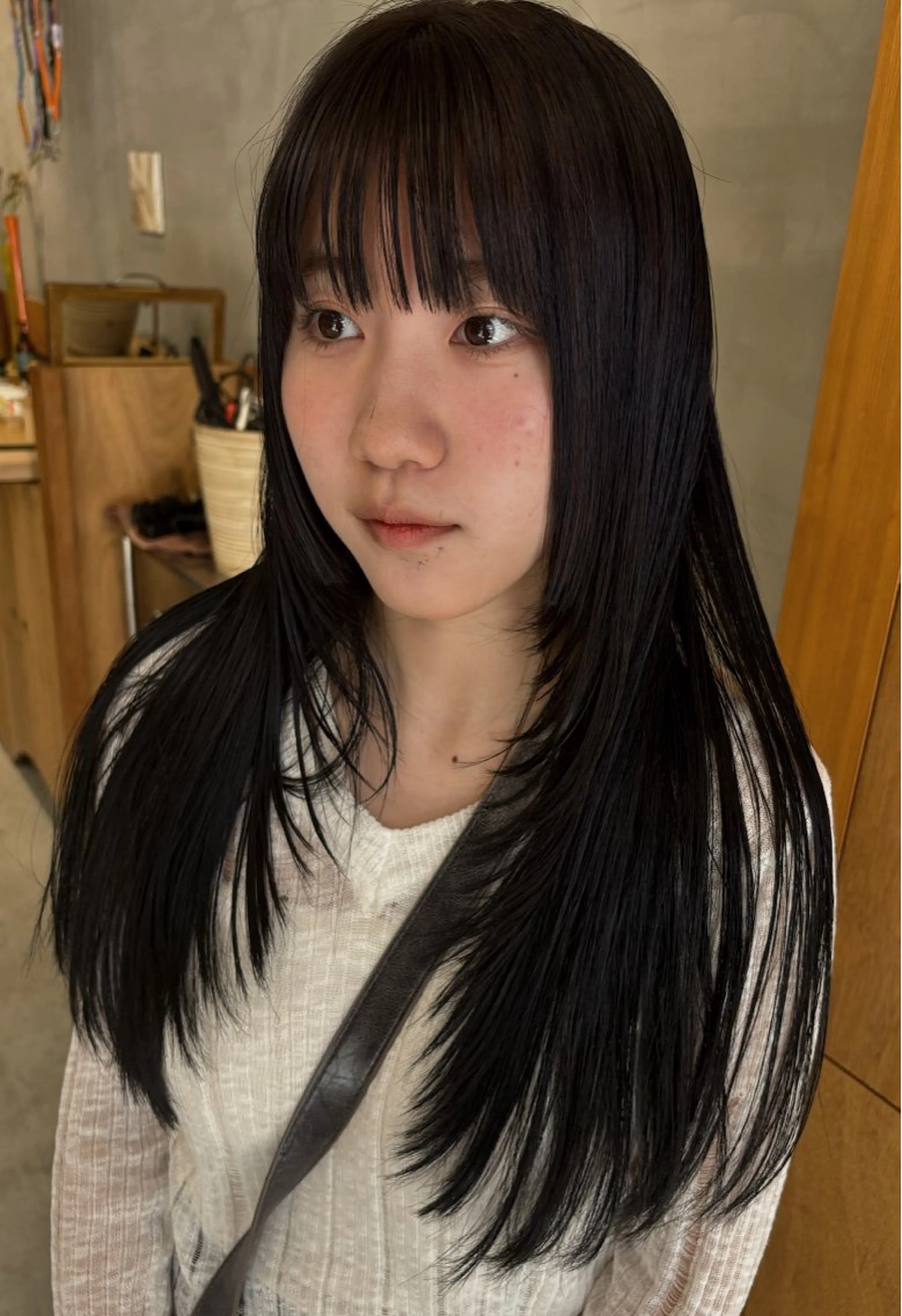 ロング カット ヘアカラー トリートメント タケ/ボブカット ブリーチモデルのヘアスタイル