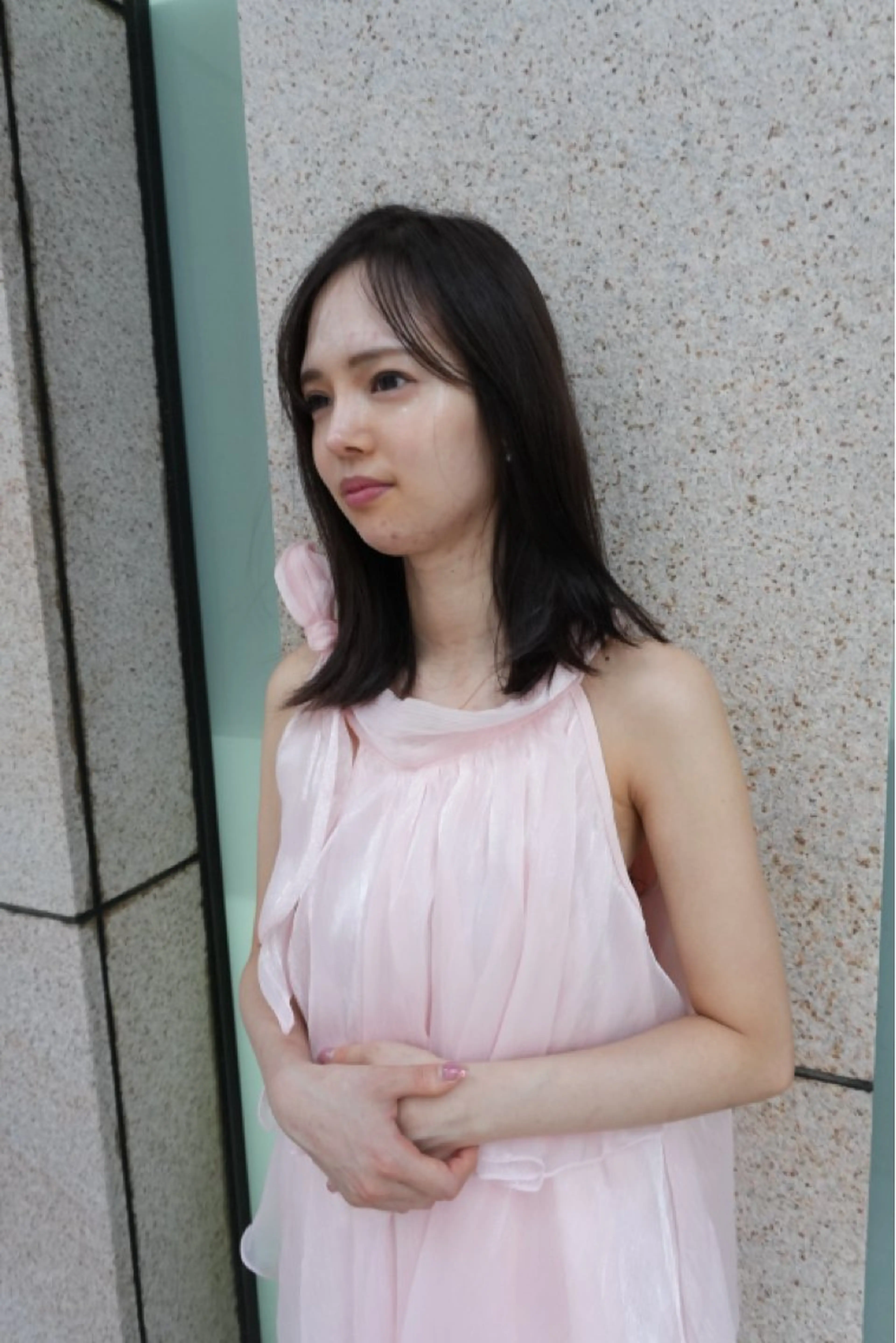 ミディアム ハイライト 髪質改善 小顔カット Endearing 銀座/レイヤーカットのヘアスタイル