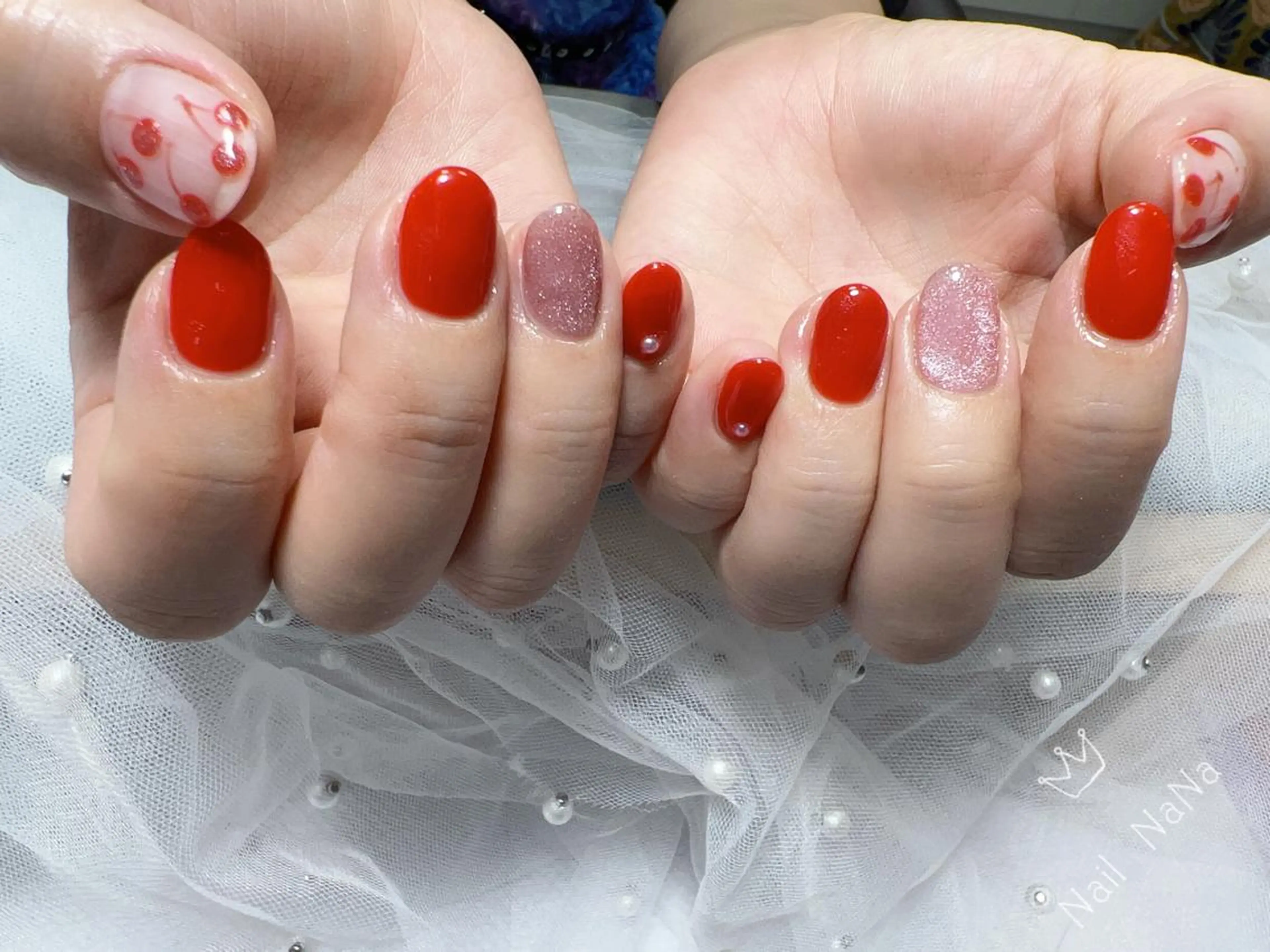 ショート カラー ネイル ハンドネイル Nail NaNaのネイルデザイン