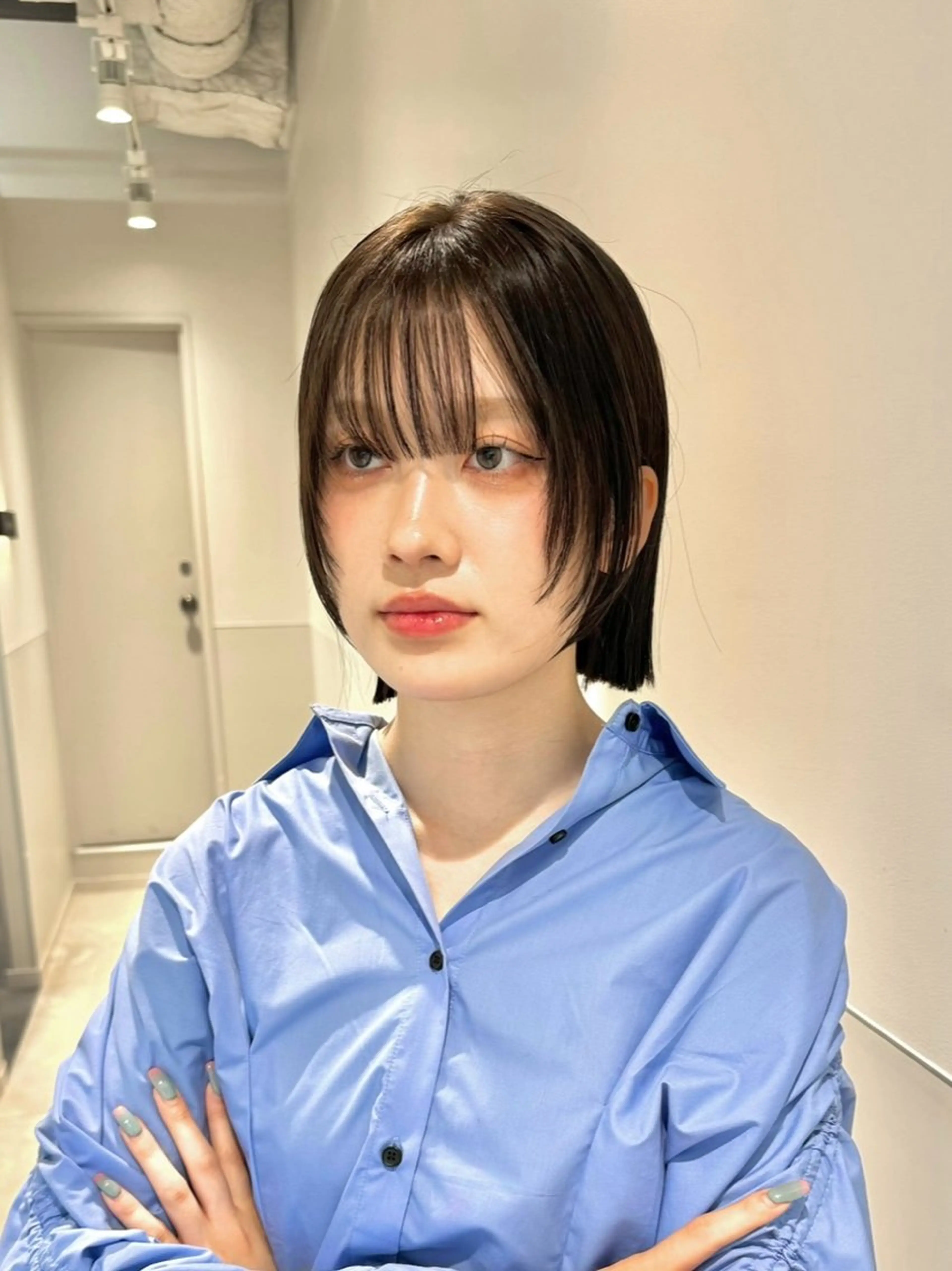 ショート カラー salowin梅田茶屋町north所属・くがれいじ 梅田/ショート/ボブのヘアスタイル