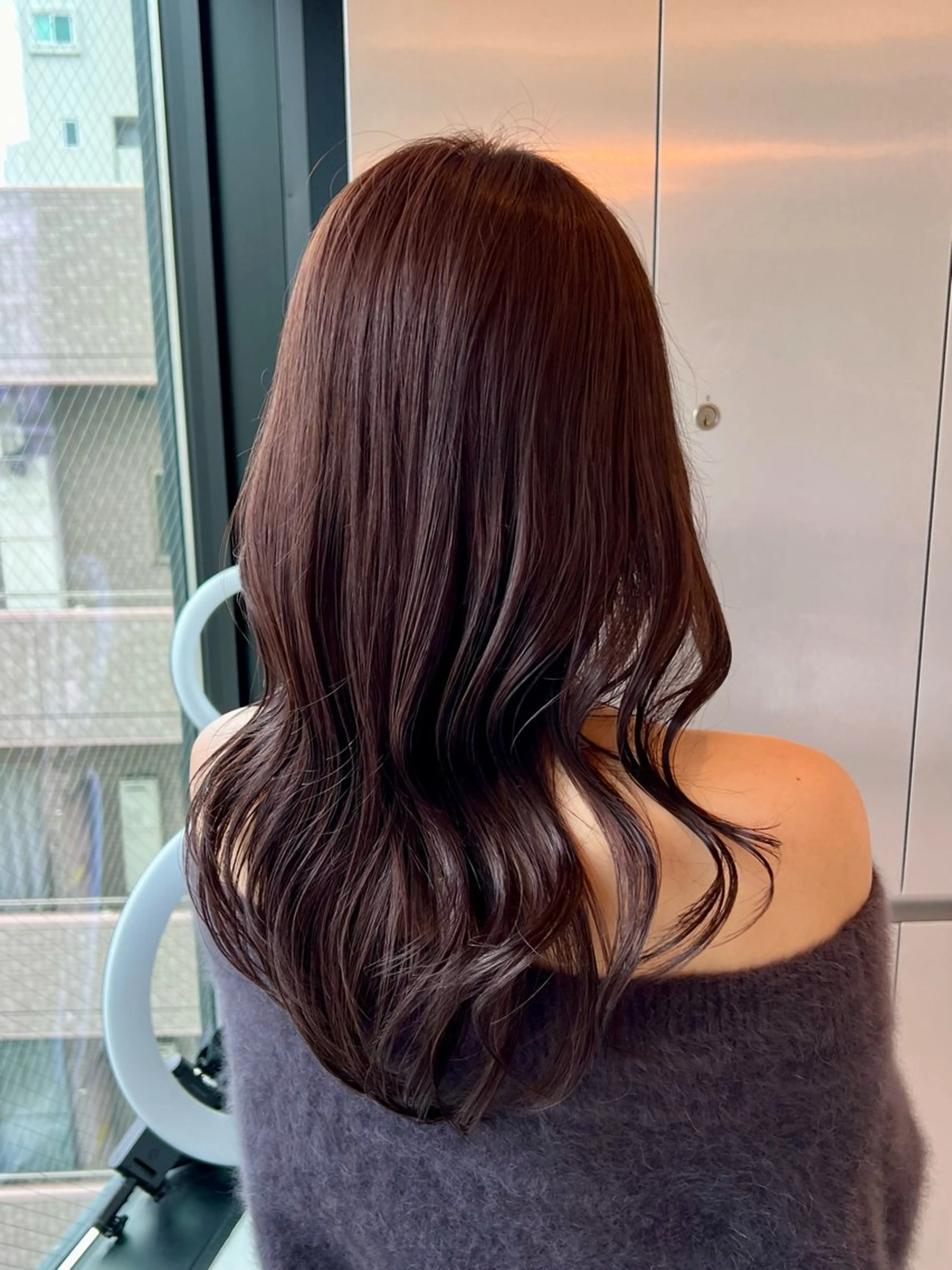 セミロング ヘアカラー 🫧髪質改善•艶カラ ー特化🫧谷奥甲太のヘアスタイル