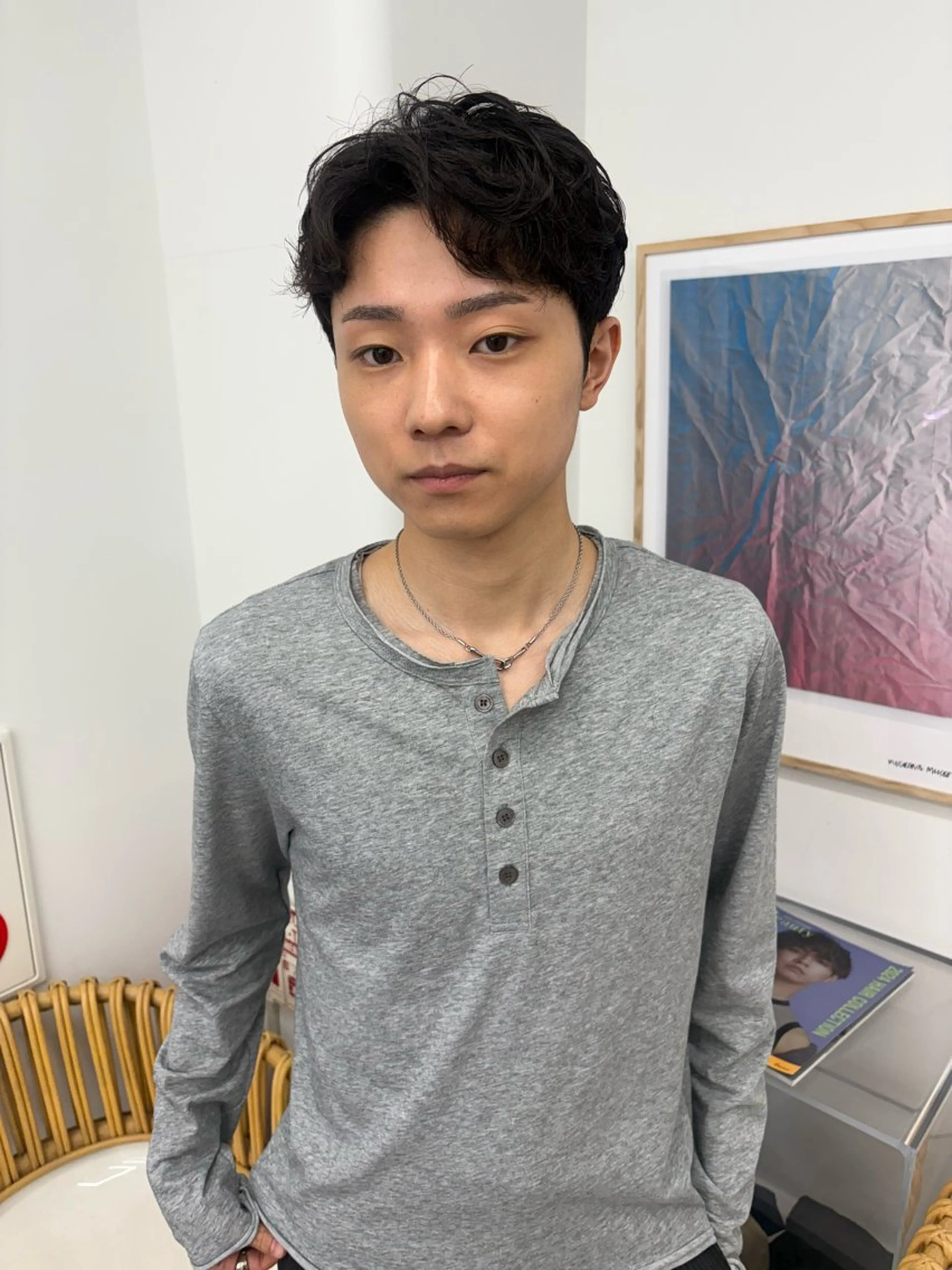 パーマ カット パーマ 透けるカラー/メンズ ❄️KIRATOのヘアスタイル