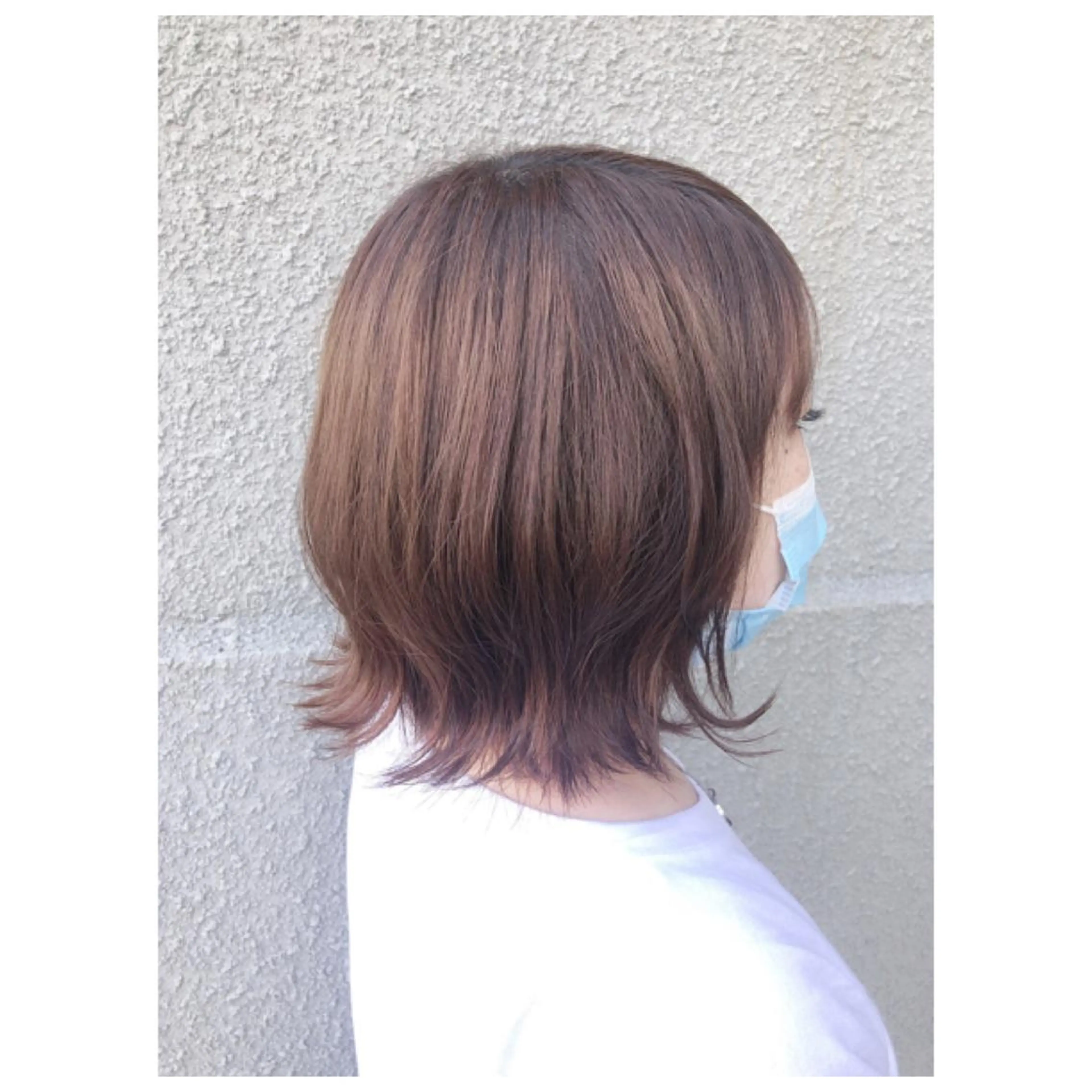 ミディアム カラー 伸ばしかけ mai /Lita中央橋のヘアスタイル