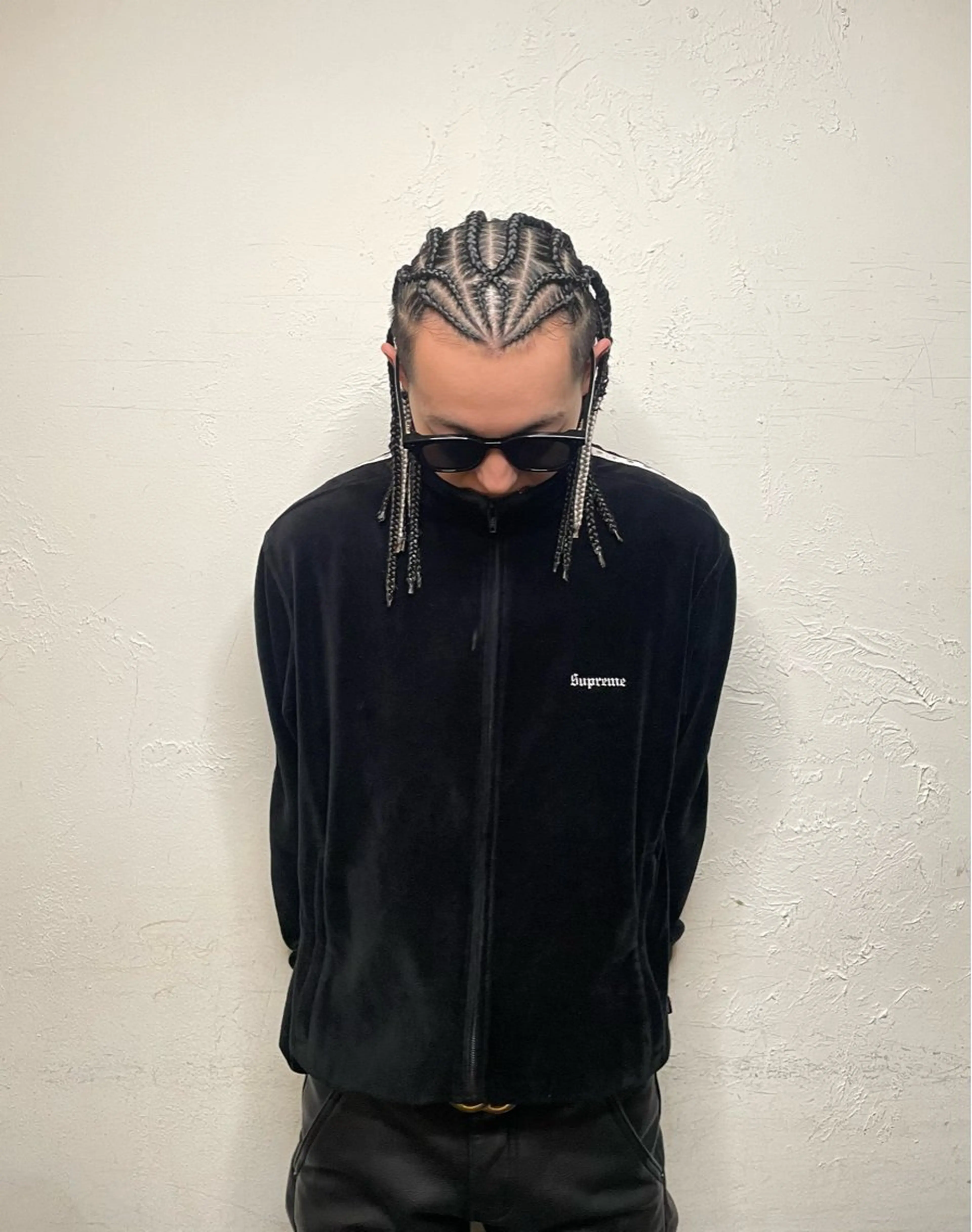 メンズ コーンロウ／ブレイズ SYUのヘアスタイル