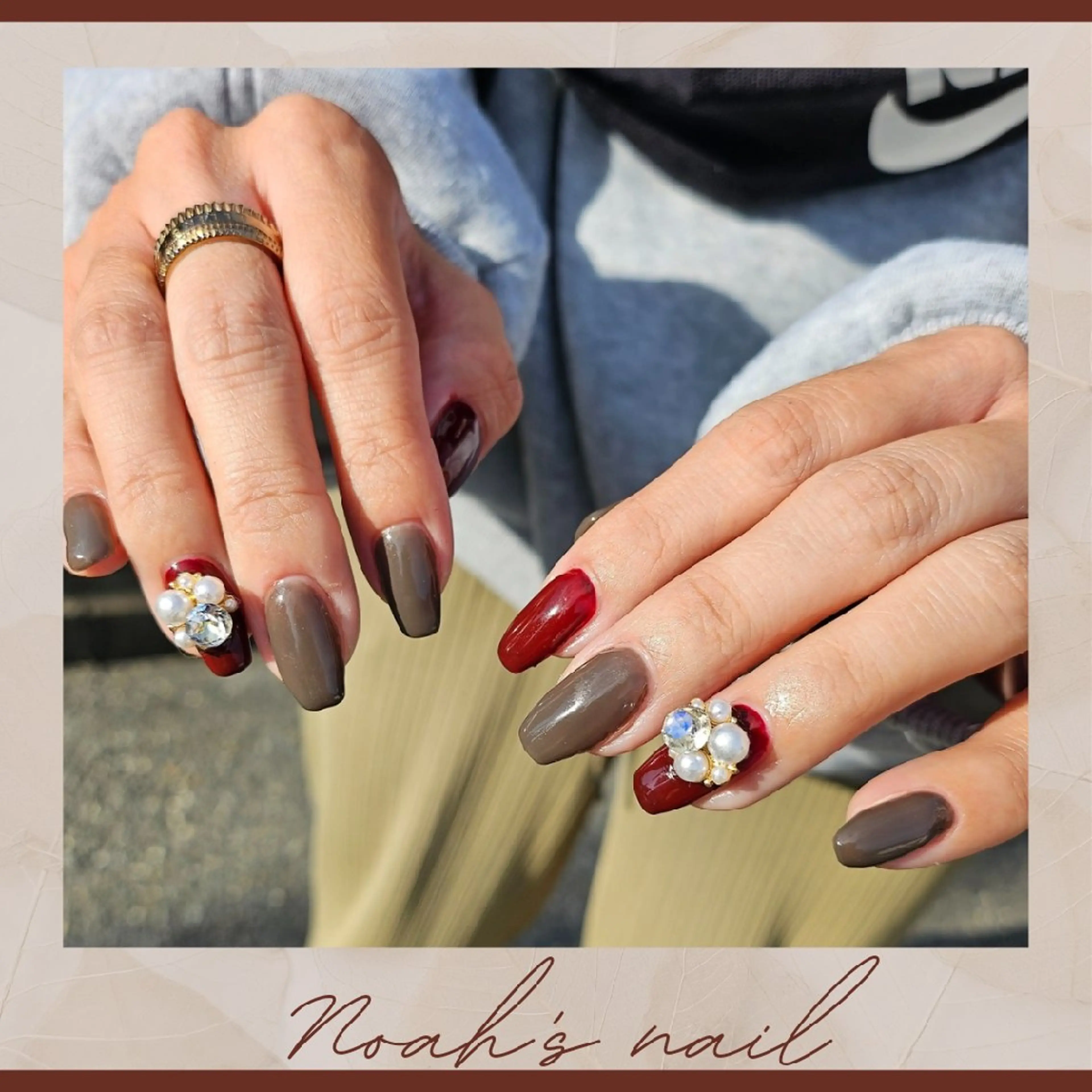 ネイル ワンカラーネイル ハンドネイル Noah'snail   のネイルデザイン