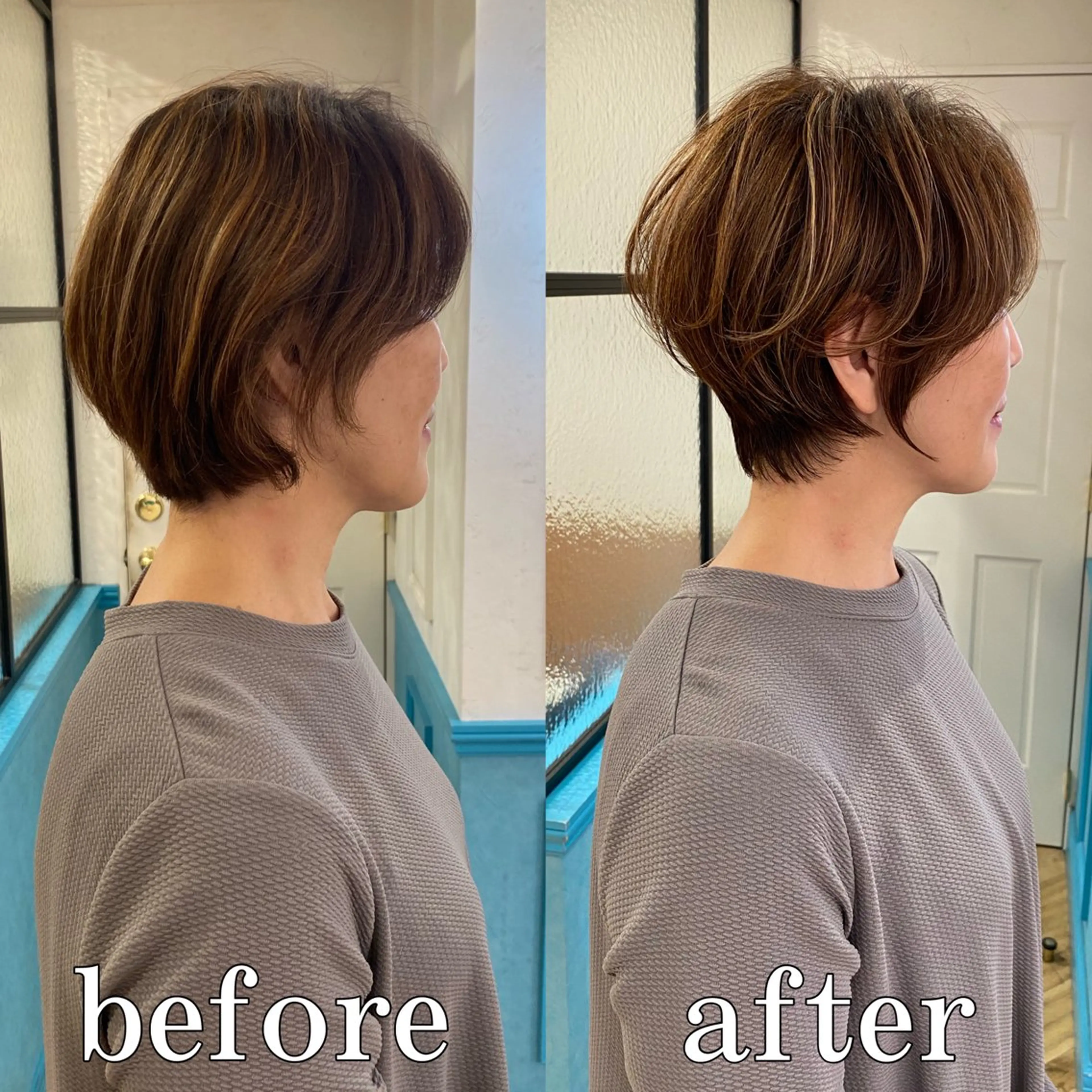 ショート カラー カット ヘアカラー トリートメント 美髪❣️縮毛矯正/ 髪質改善✨/山本のヘアスタイル