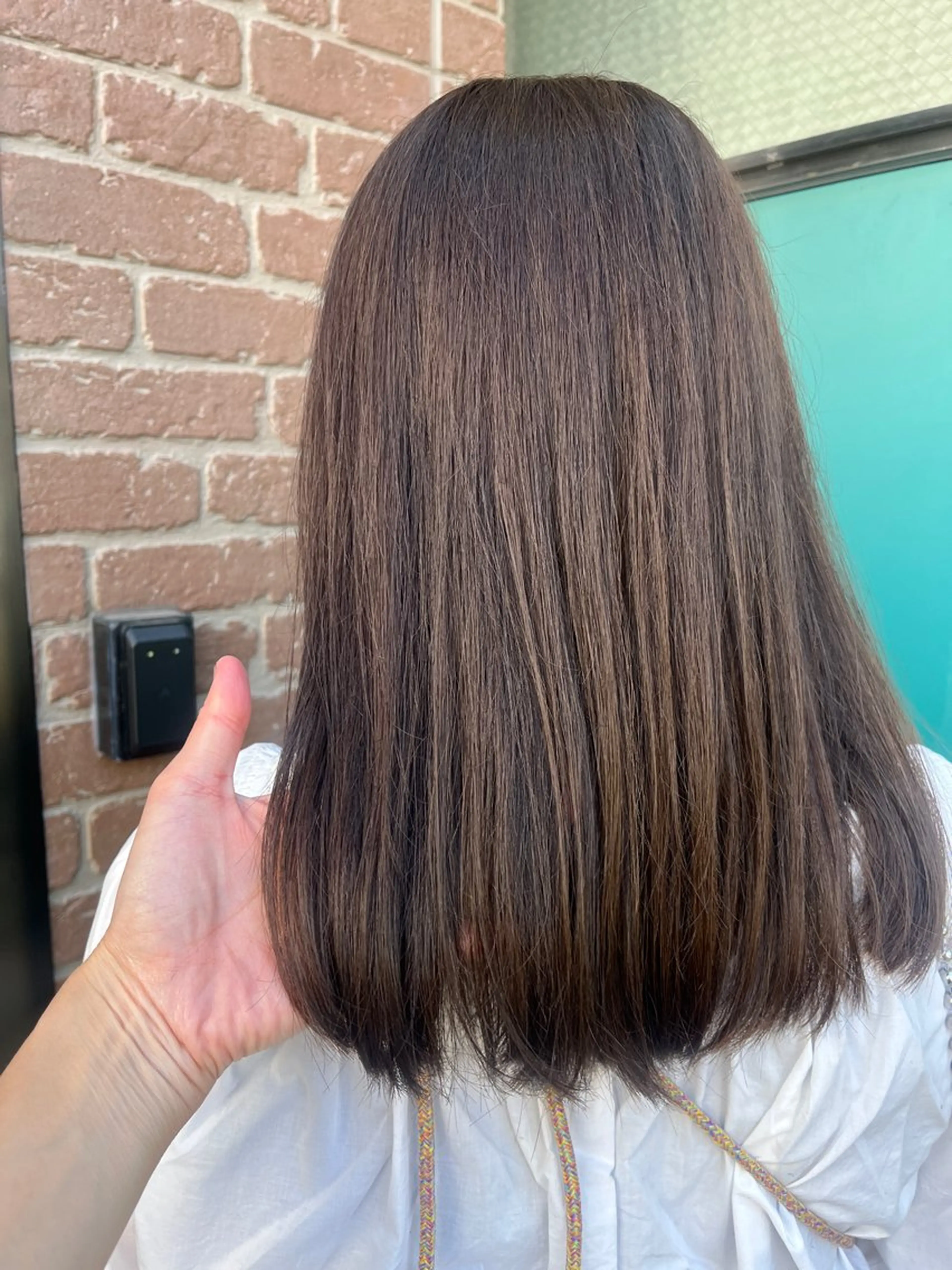 ロング カラー ブリーチ ケアブリーチ ダブルカラー イヤリングカラー ハイライトカラー ヘッドスパ 久木原 ゆりのヘアスタイル