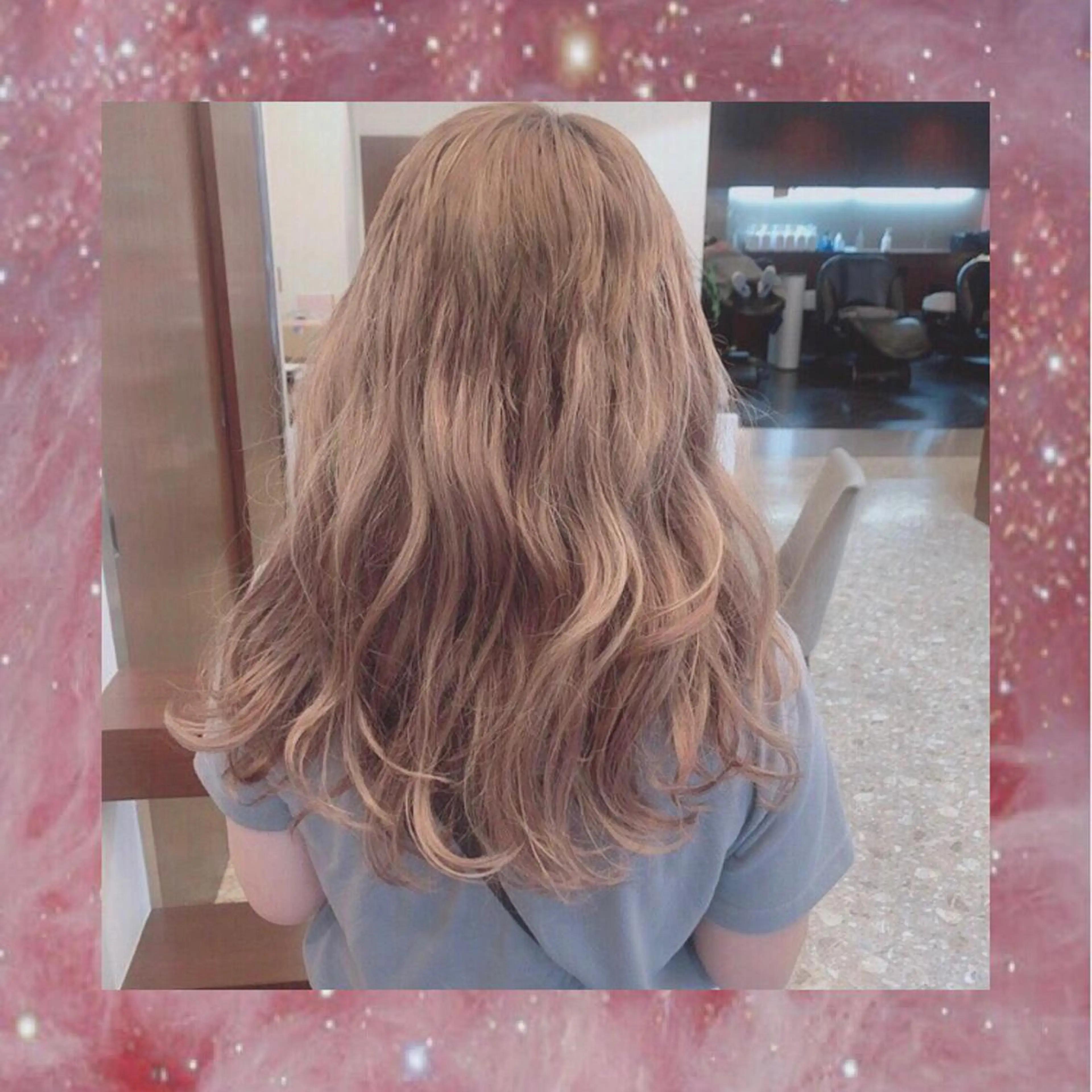 ロング カラー ブリーチ トリートメント ヘアカラー トリートメント 🎀トップスタイリ スト湯川響🎀のヘアスタイル