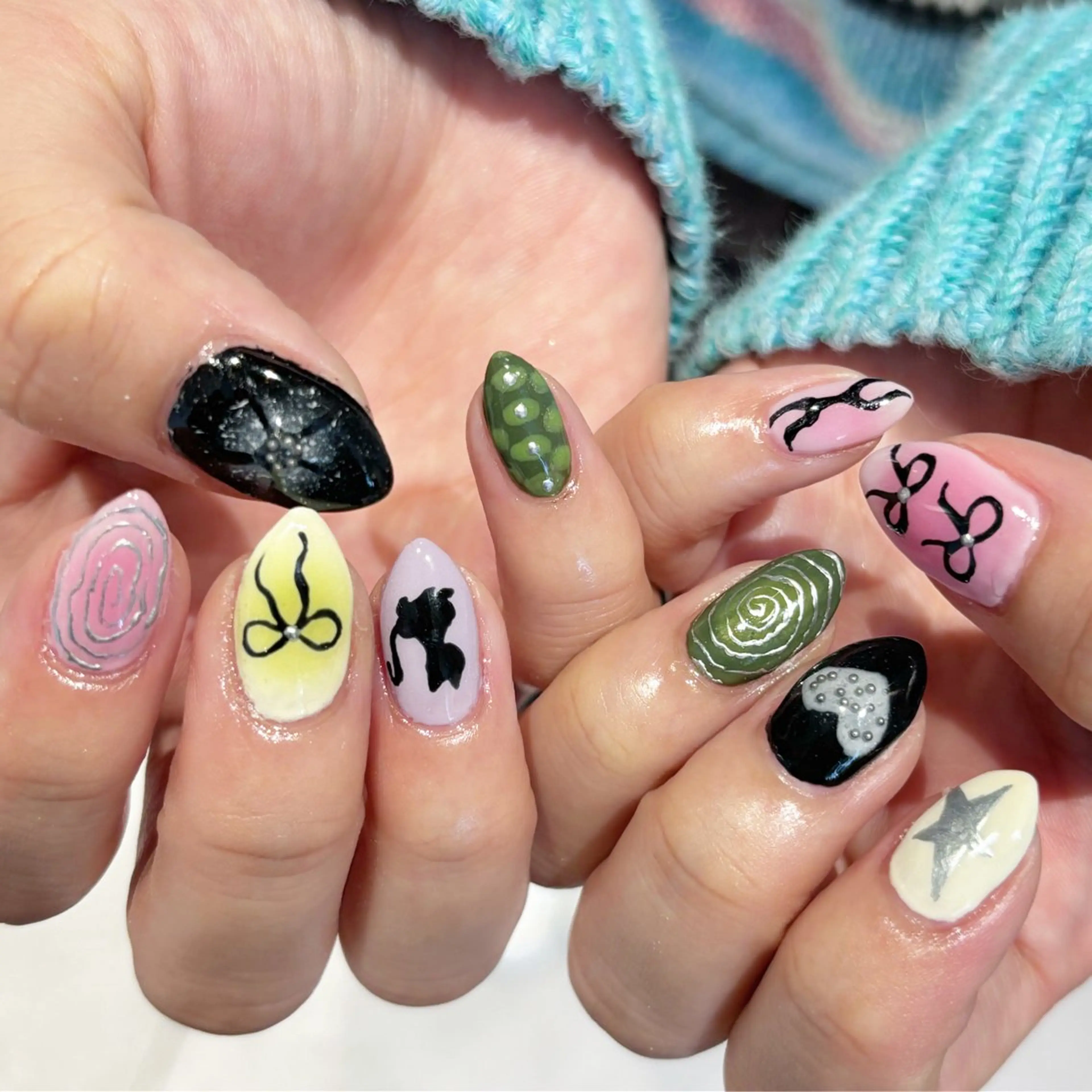 ネイル アートネイル 韓国ネイル ハンドネイル Kureha/ネイル トレンドヘアのマツエク・マツパデザイン