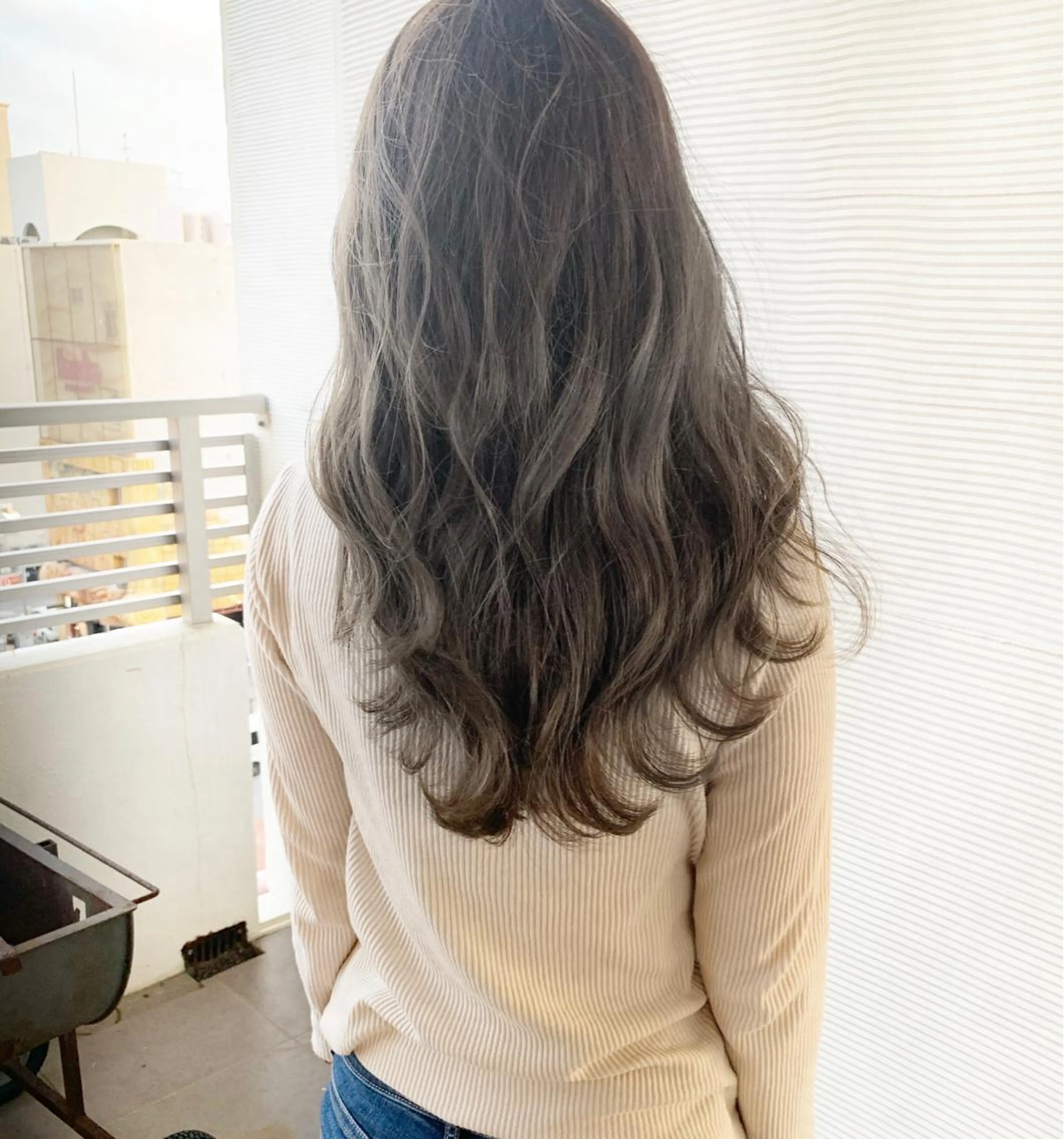 ロング カラー カット ヘアカラー トリートメント NAO ☆のヘアスタイル