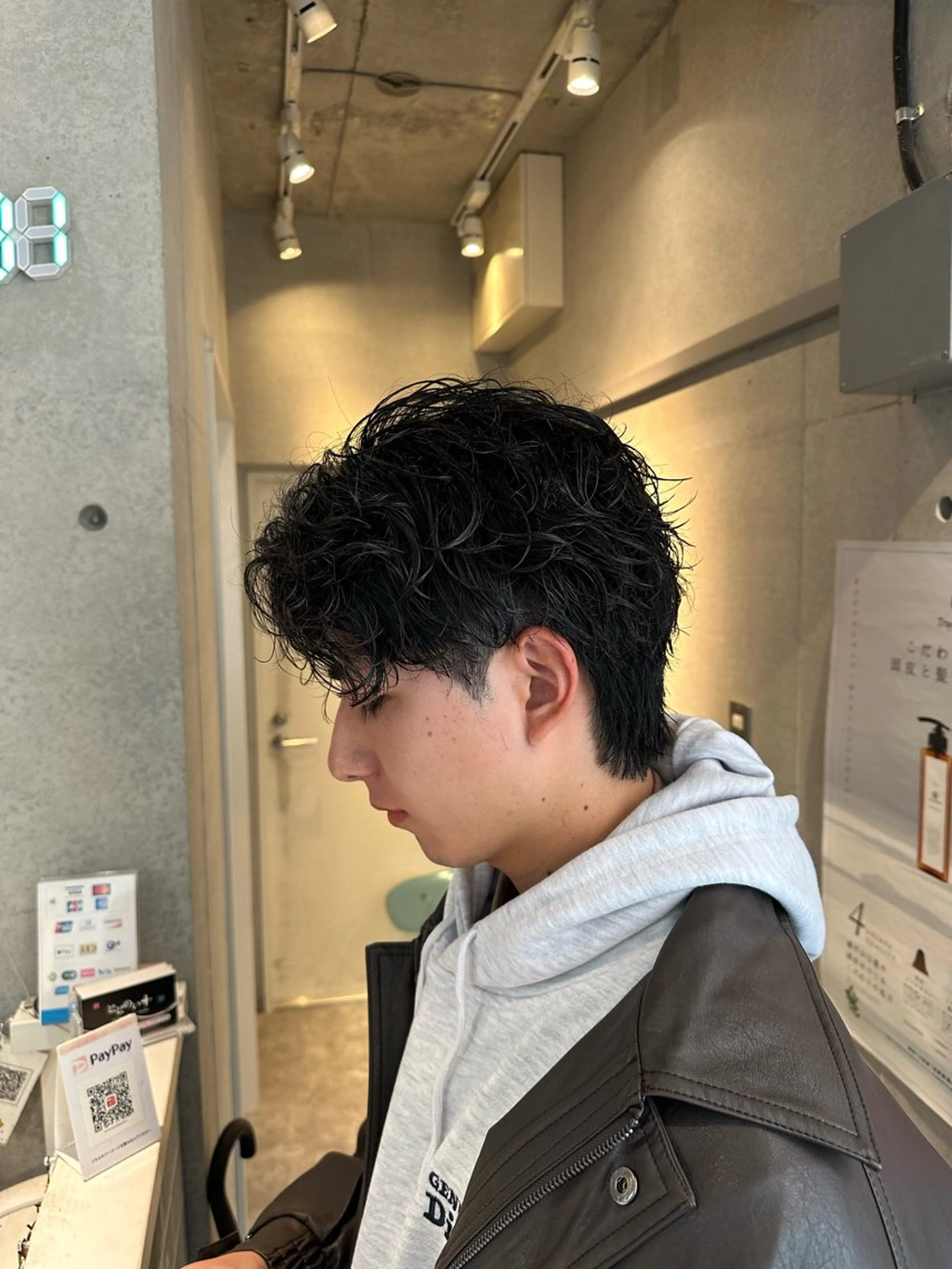 パーマ メンズ メンズパーマ カット パーマ 💎メンズカット /フェザー/細野💎のヘアスタイル