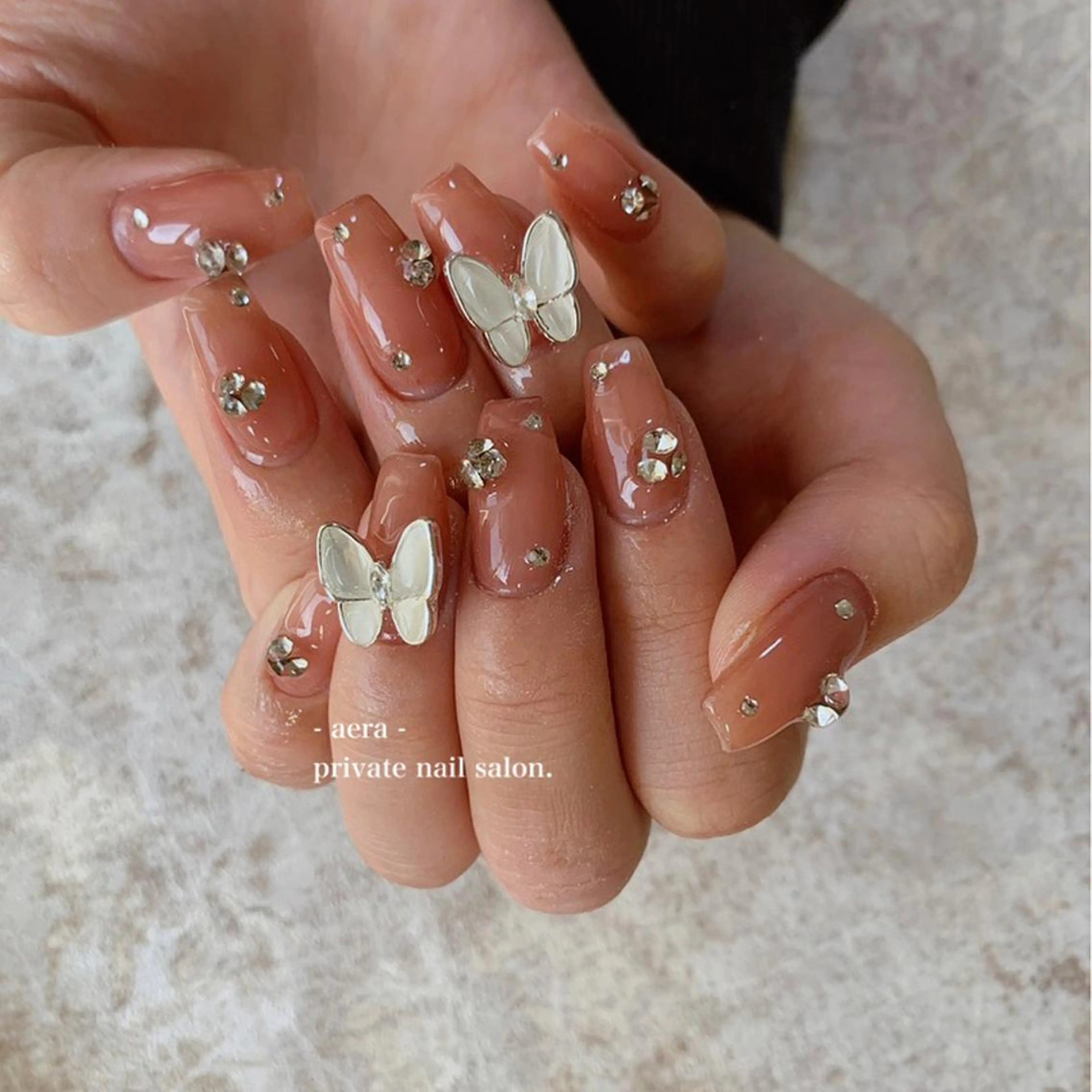 ネイル ハンドネイル AERA nail shino🐱⸝꙳のネイルデザイン