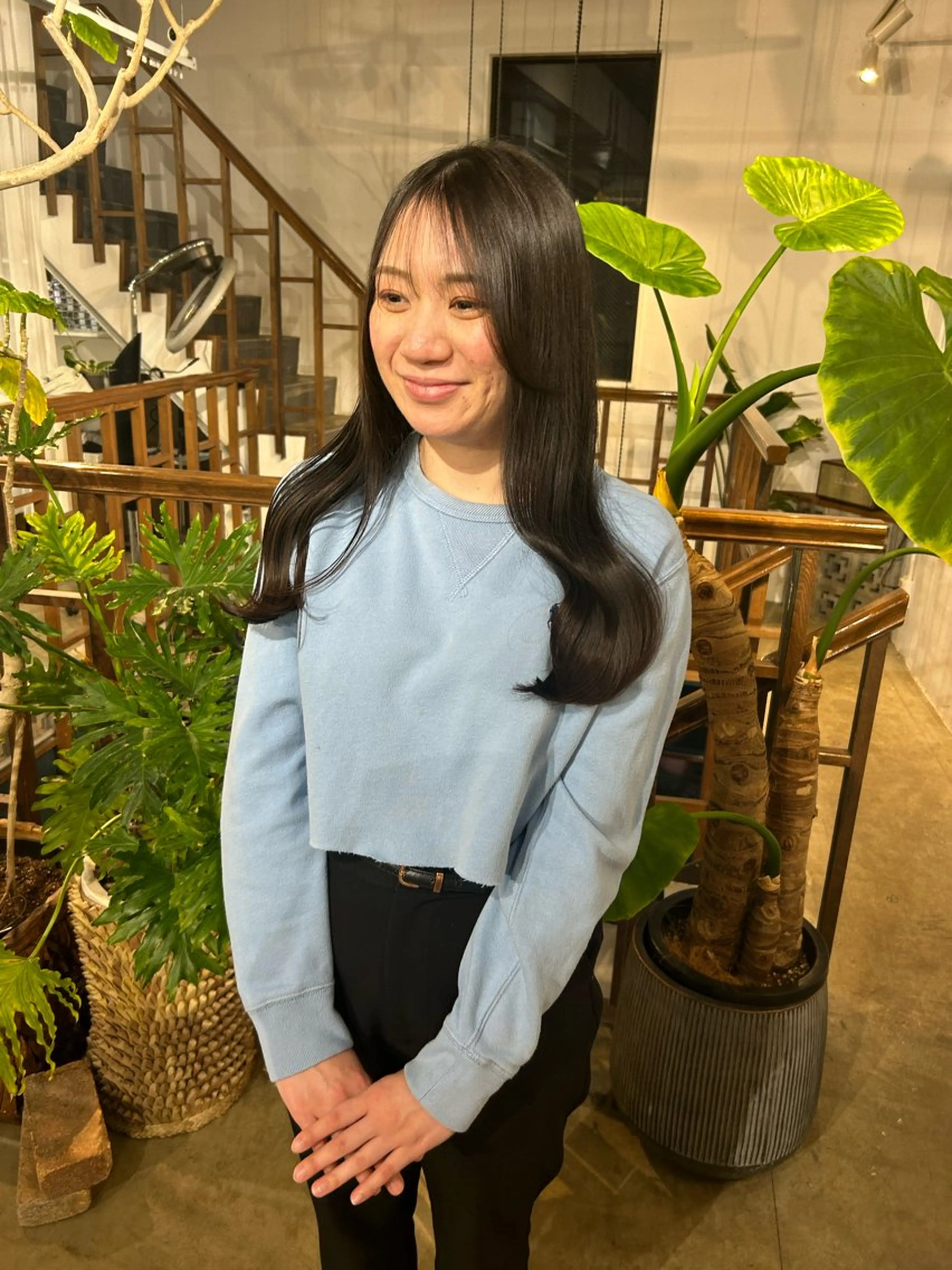 ロング トリートメント レイヤーカット/髪質 改善✨/藤田侑花のヘアスタイル