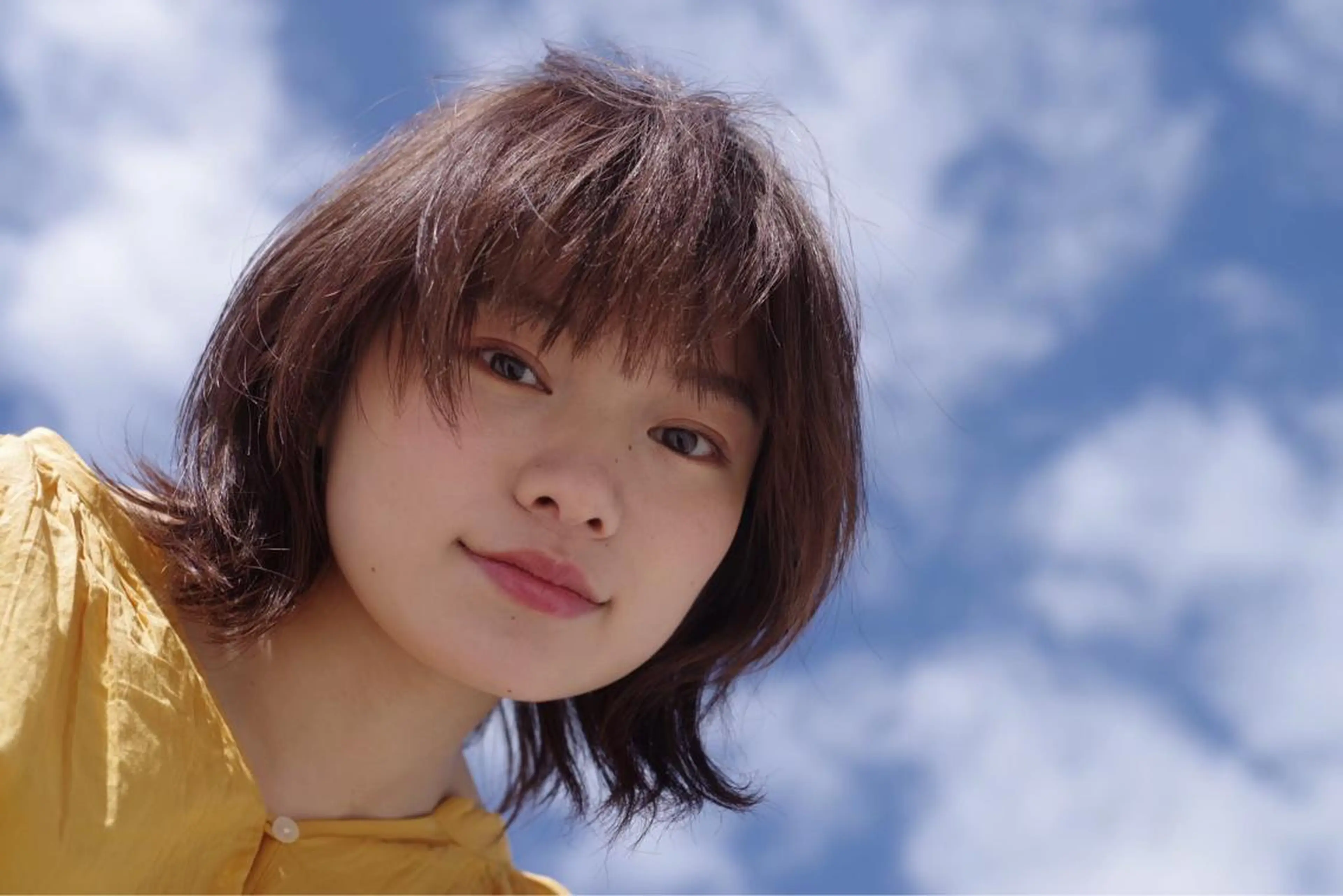 ミディアム カラー パーマ ヘアアレンジ メンズ キッズ ネイル マツエク・マツパ メンズウルフカット アディクシーカラー 透明感カラー ボブ ウルフカット 藤井 仁紀のヘアスタイル