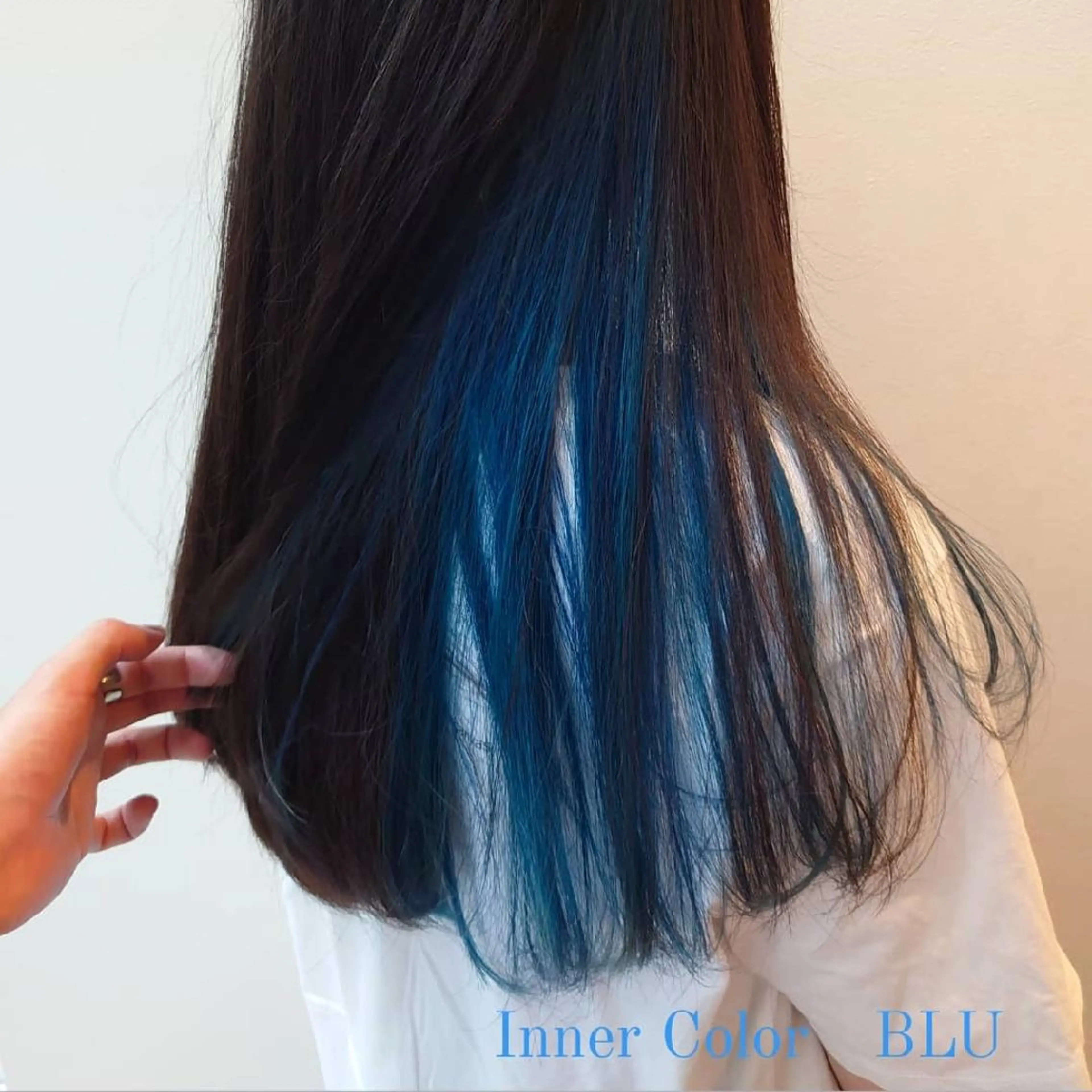 ロング カラー ブルーカラー ヘアカラー 髪質改善/ブリーチ 田代 龍我のヘアスタイル