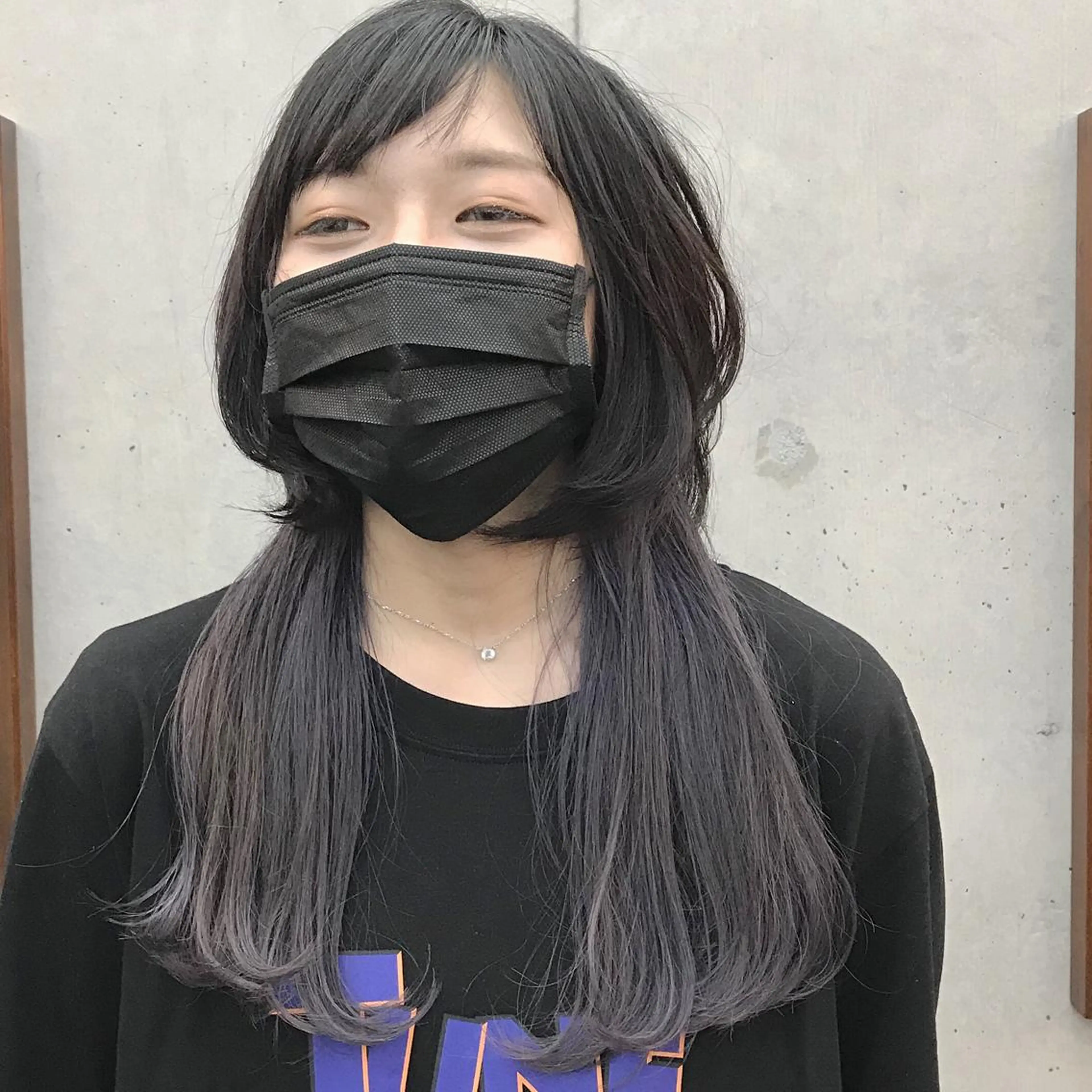 セミロング カラー グレージュ ウルフカット カット ヘアカラー トリートメント ヘアセット ✂︎ウルフ・ショート ✂︎MIKUNIのヘアスタイル