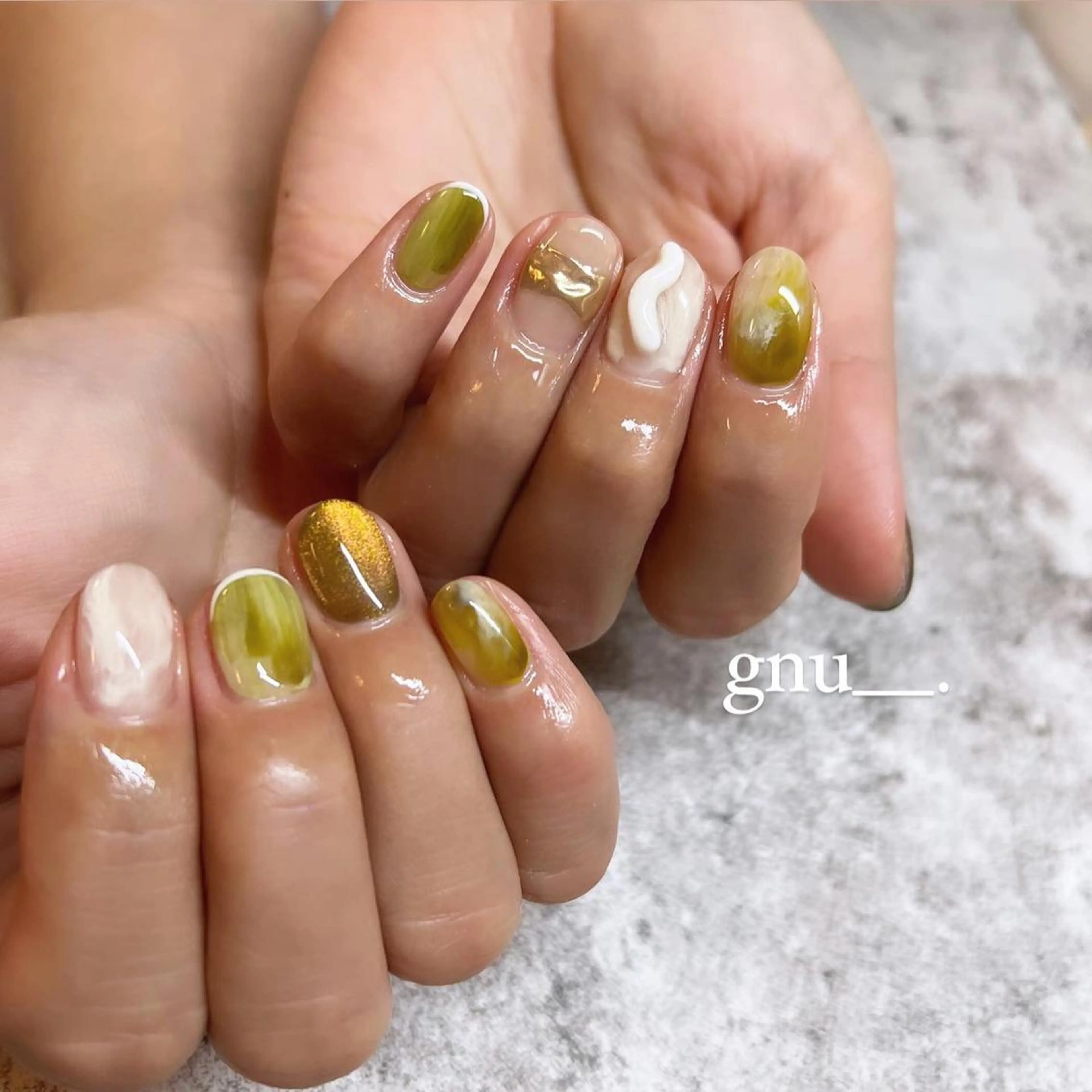 ネイル ハンドネイル gnu__. nailのネイルデザイン