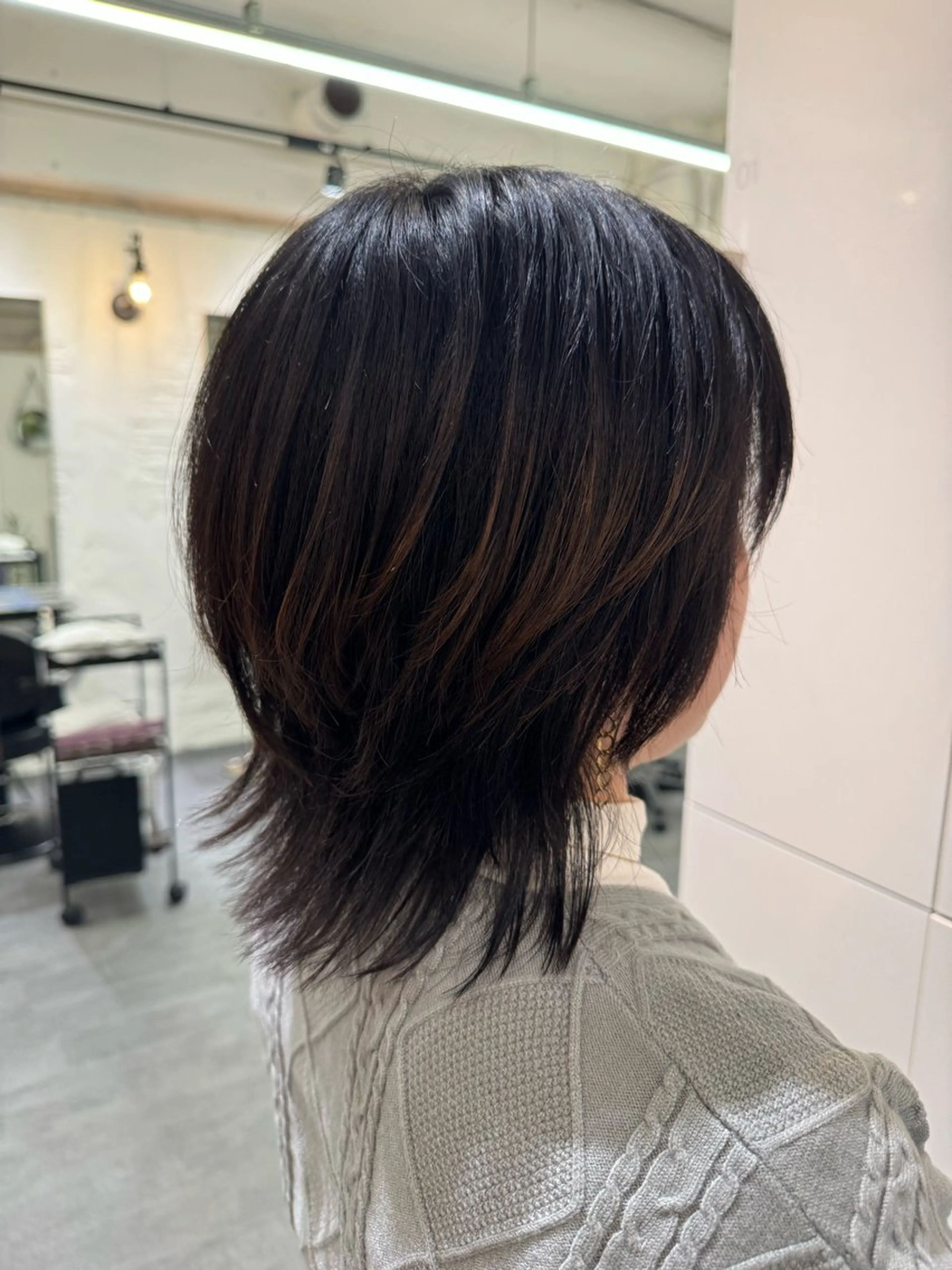 ショート カット ヘアカラー トリートメント 赤み無し柔らかカラー 【梅田】madokaのヘアスタイル