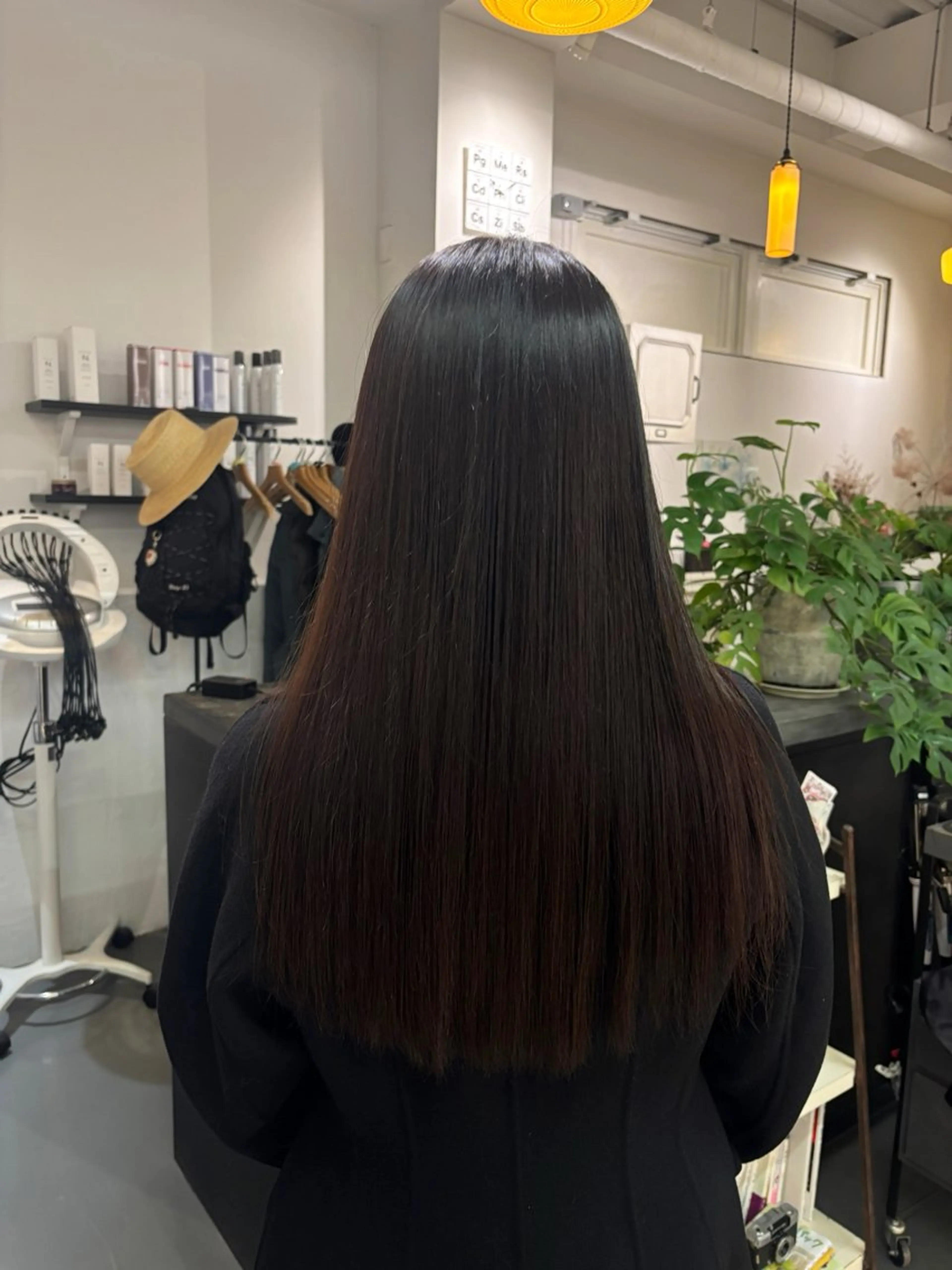 ロング 縮毛矯正 ooitヨシダ ミナミのヘアスタイル