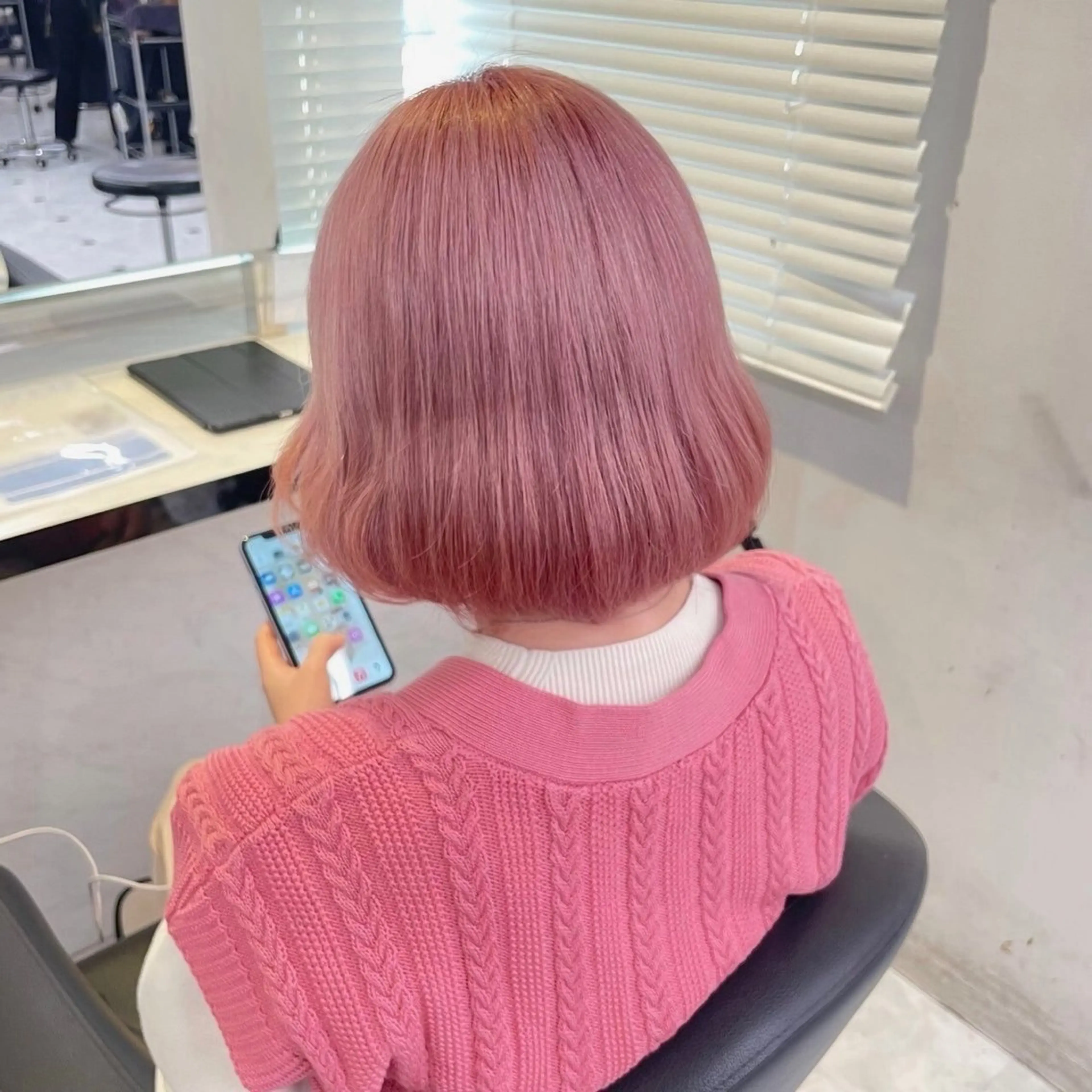 ミディアム ヘアカラー 似合わせ艶カラー🪽 ひかる🪽のヘアスタイル