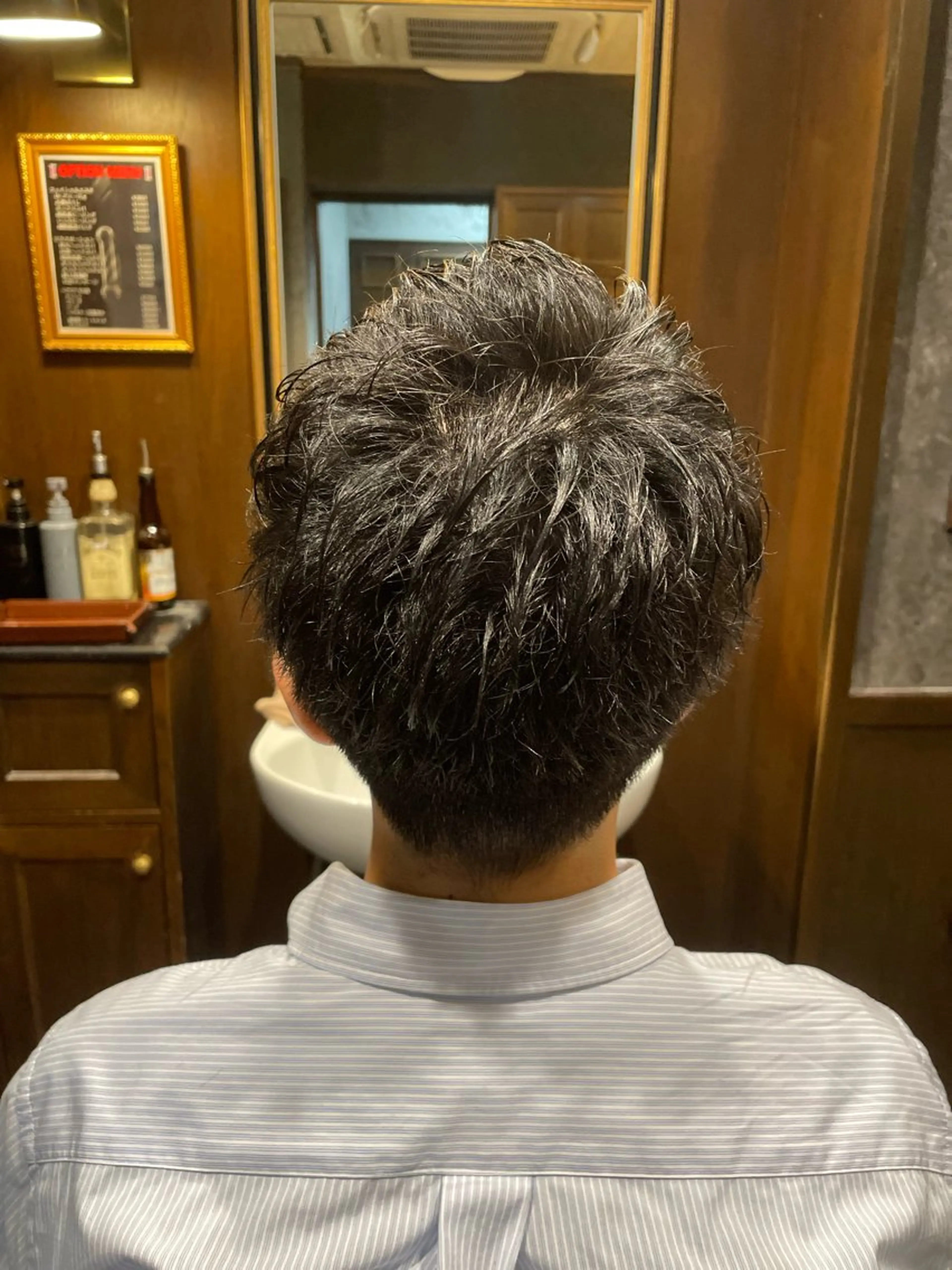 ヘアアレンジ 京都フェードカット 田嶋勇祐のヘアスタイル