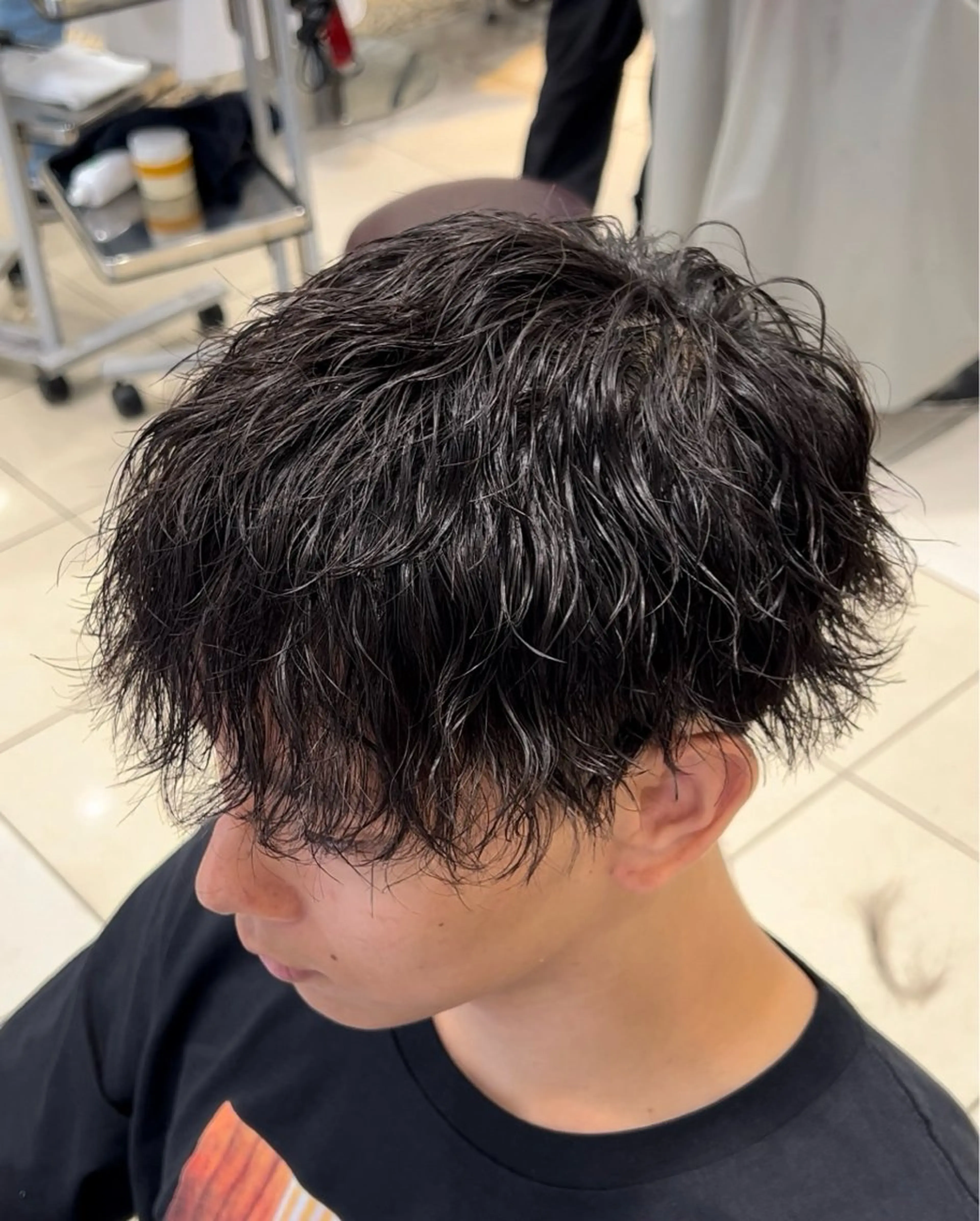 パーマ メンズ メンズパーマ ツイストスパイラルパーマ スパイラルパーマ メンズ特化/勝田駅/ 佐和駅/鈴木輝瑠/のヘアスタイル