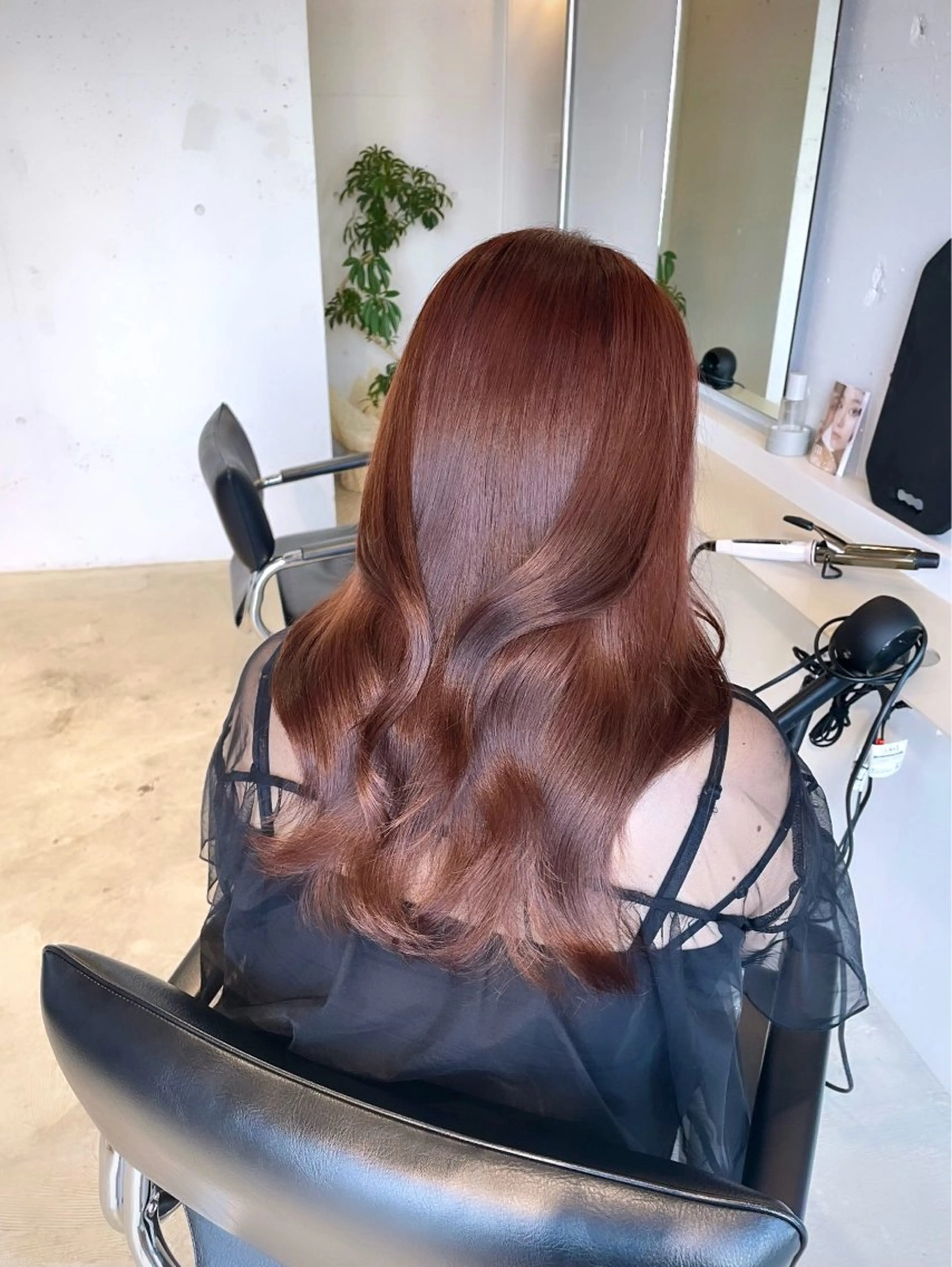 セミロング カラー ヘアカラー トリートメント tim hinaのヘアスタイル