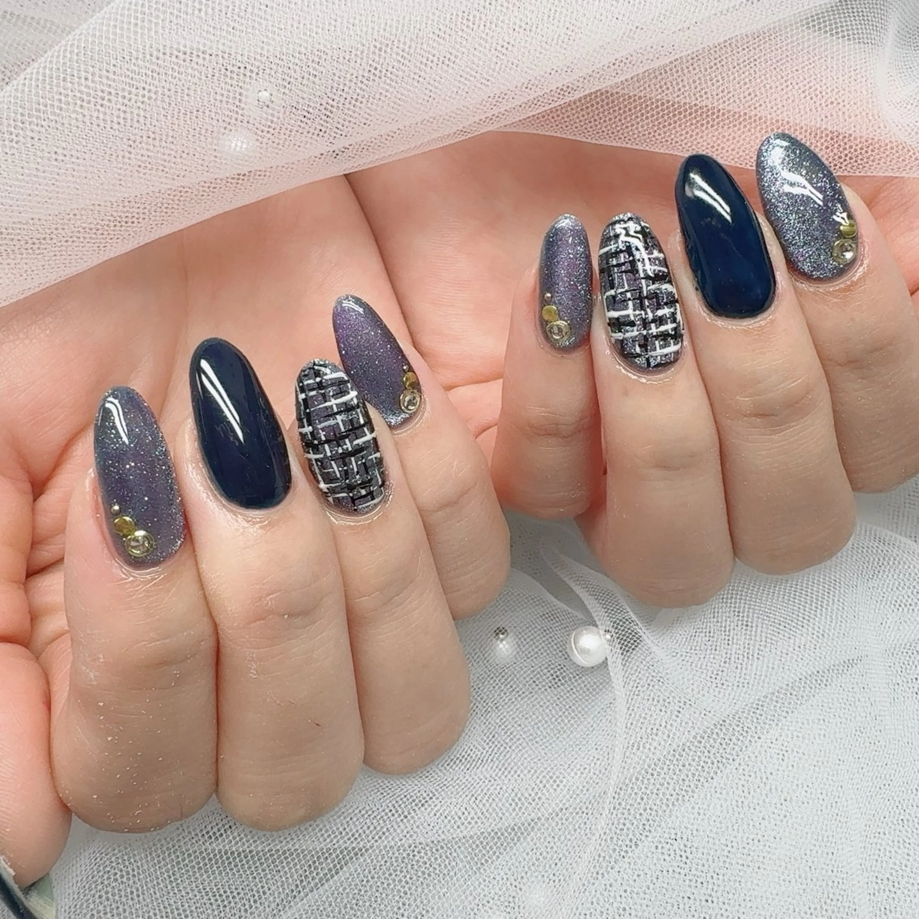 ネイル 長さ出し ジェルネイル 韓国ネイル ニュアンスネイル オフィスネイル ハンドネイル NailSpace 猫のいるネイルサロンのネイルデザイン