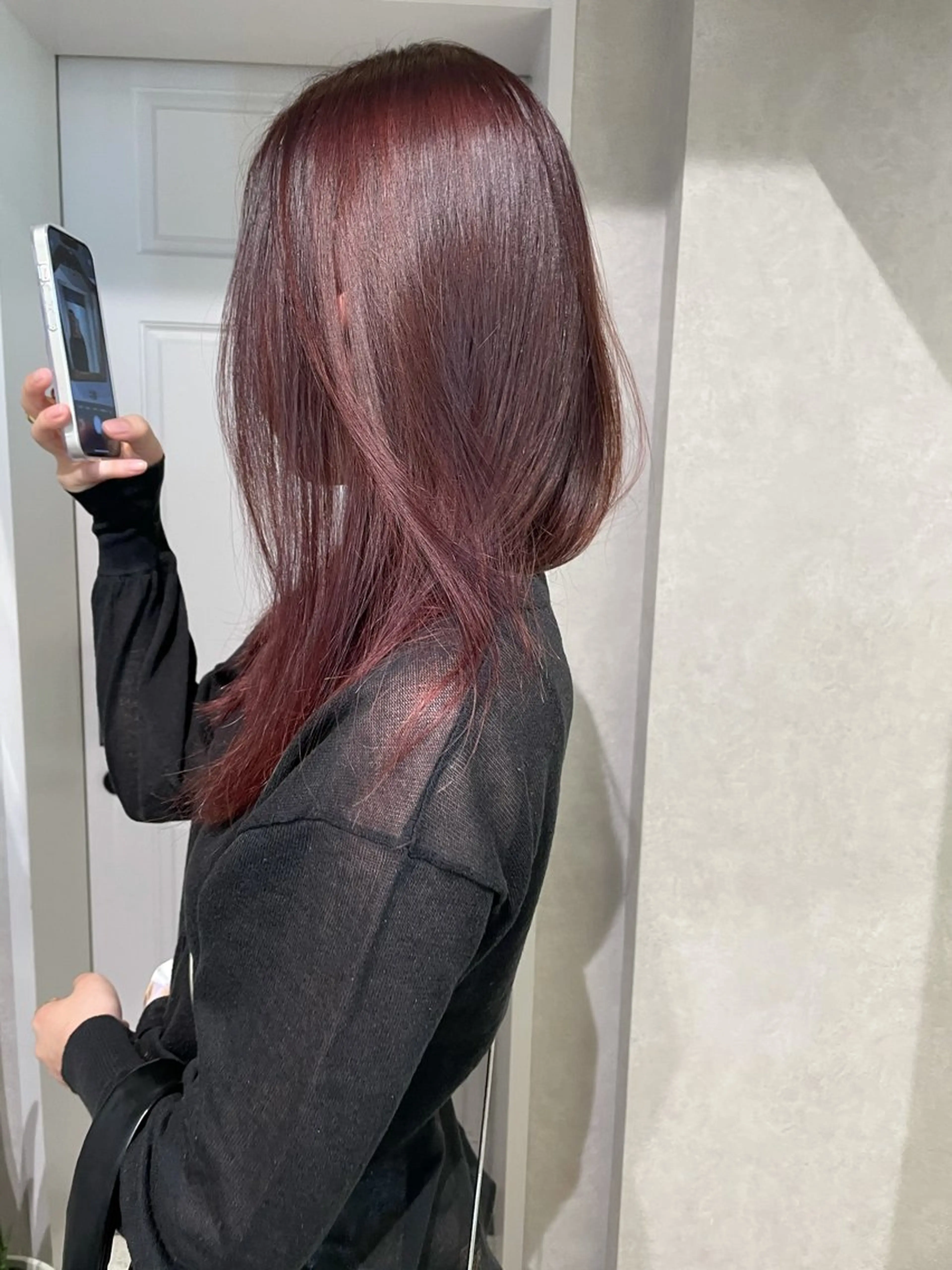 セミロング カラー ブリーチ ブリーチなしカラー トリートメント ヘアカラー ナチュラル透明感🌱 小山美樹子のヘアスタイル