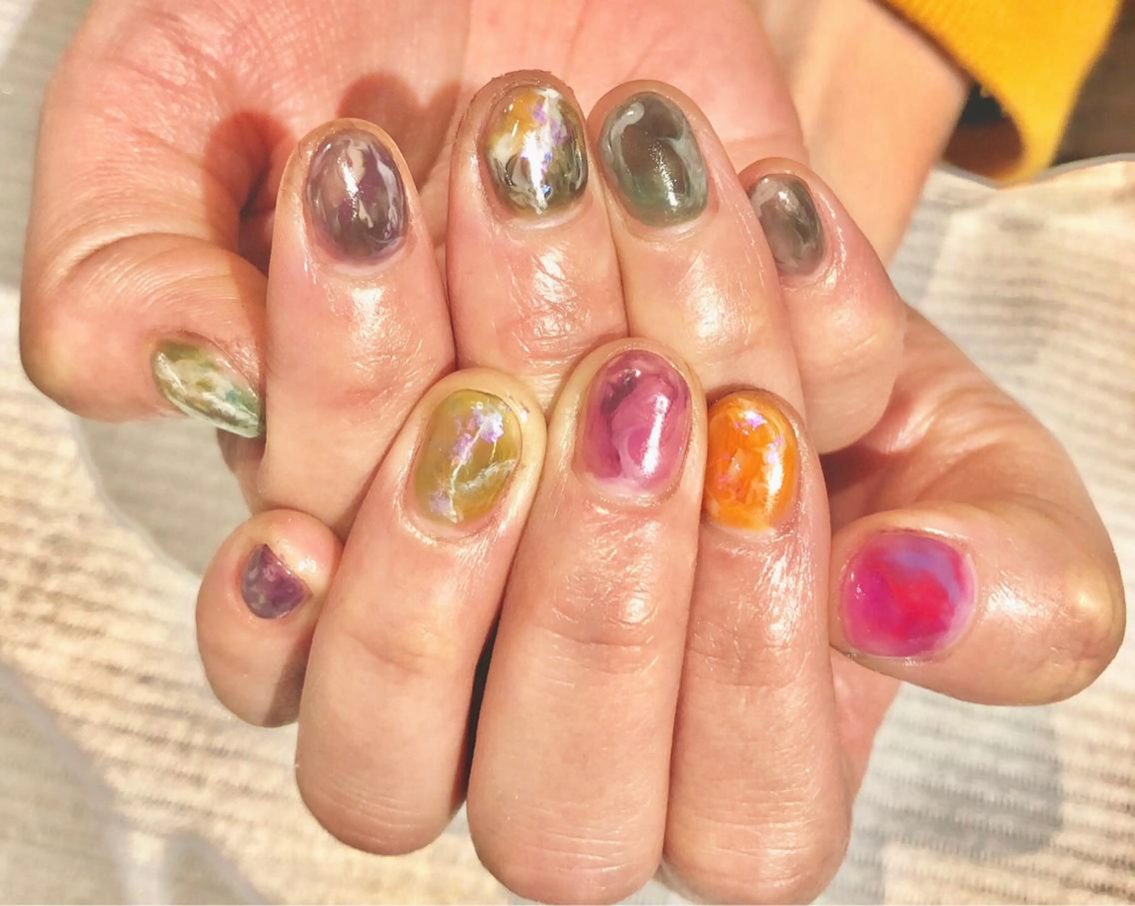 ネイル ニュアンスネイル TRAM-nail moriizumiのネイルデザイン