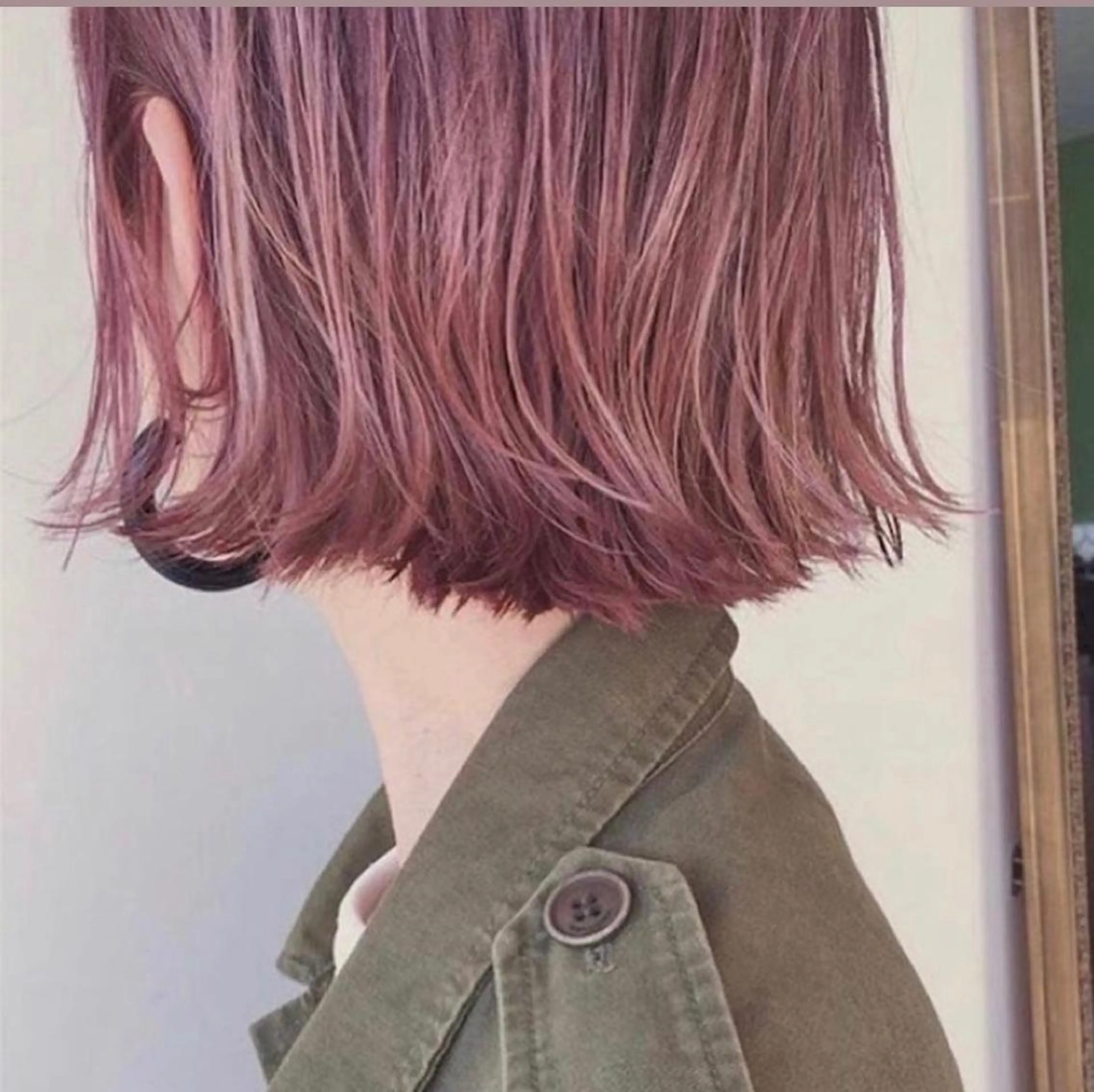 ショート カラー ピンクカラー ショートヘア Kureha/ネイル トレンドヘアのマツエク・マツパデザイン