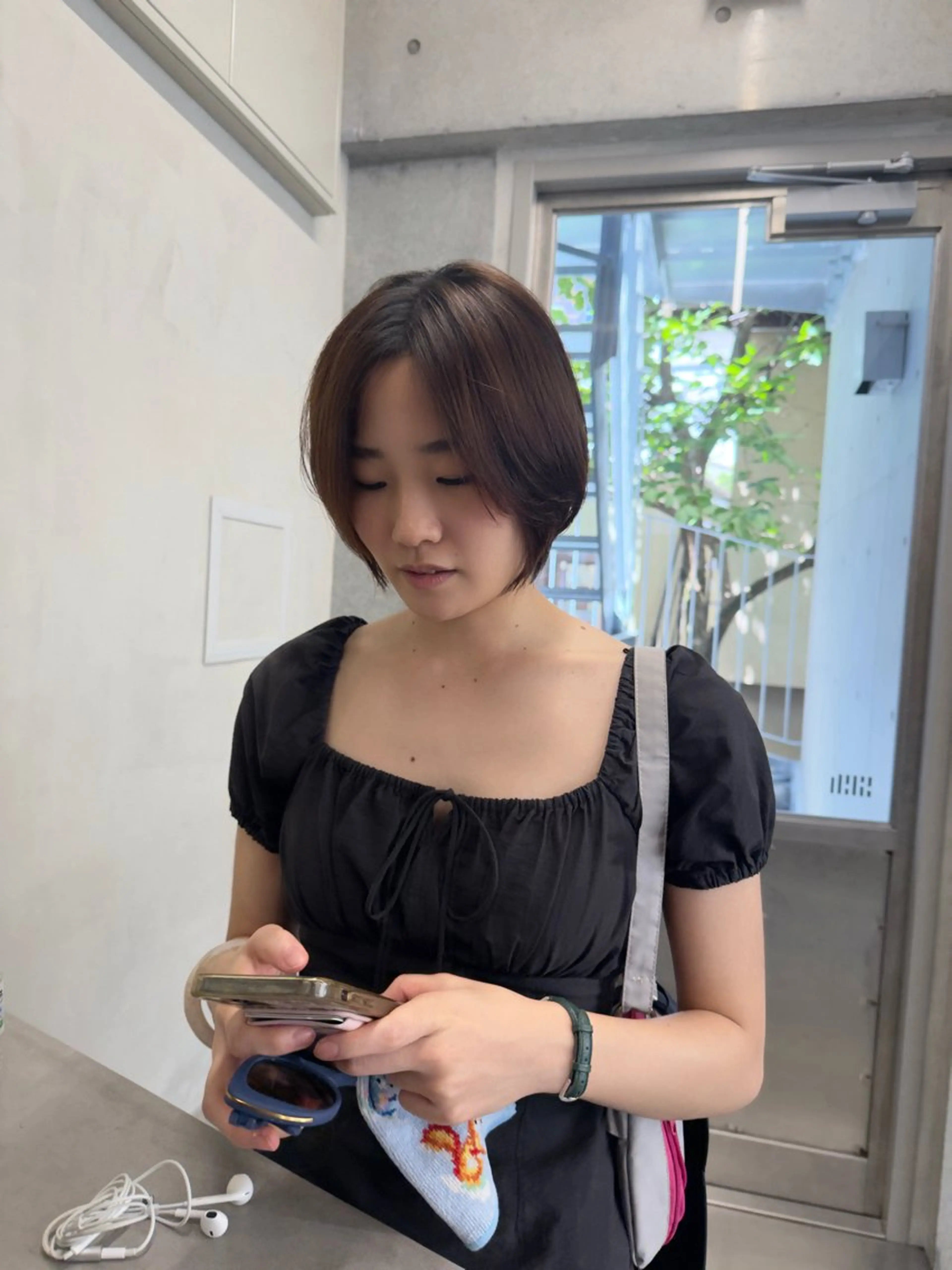 ショート ショートボブ アッシュ ボブ ショートヘア カット 誰より丁寧なカット/ 小林輝/レイヤーのヘアスタイル