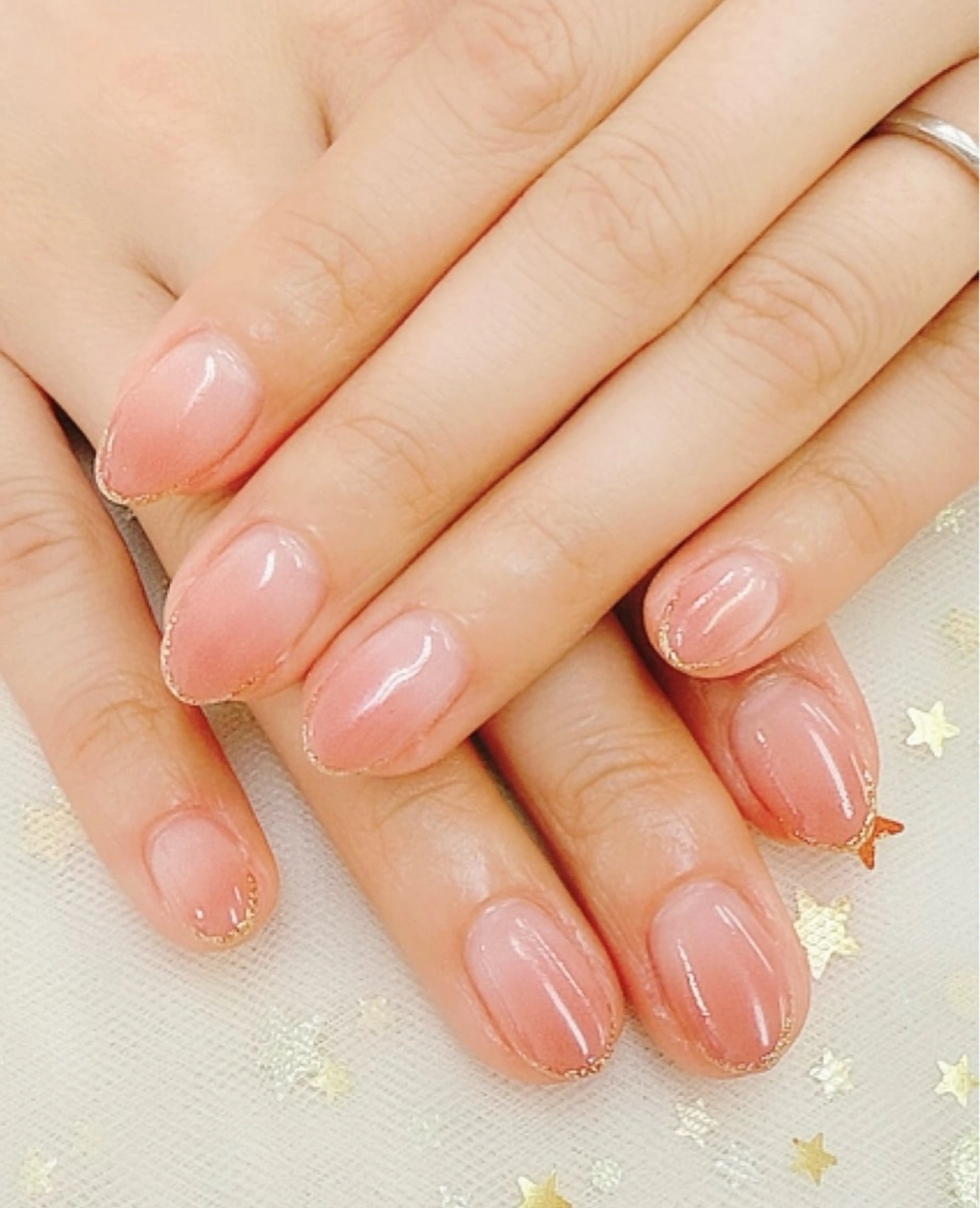 カラー ハンドネイル 上福岡 らんらんのネイルデザイン