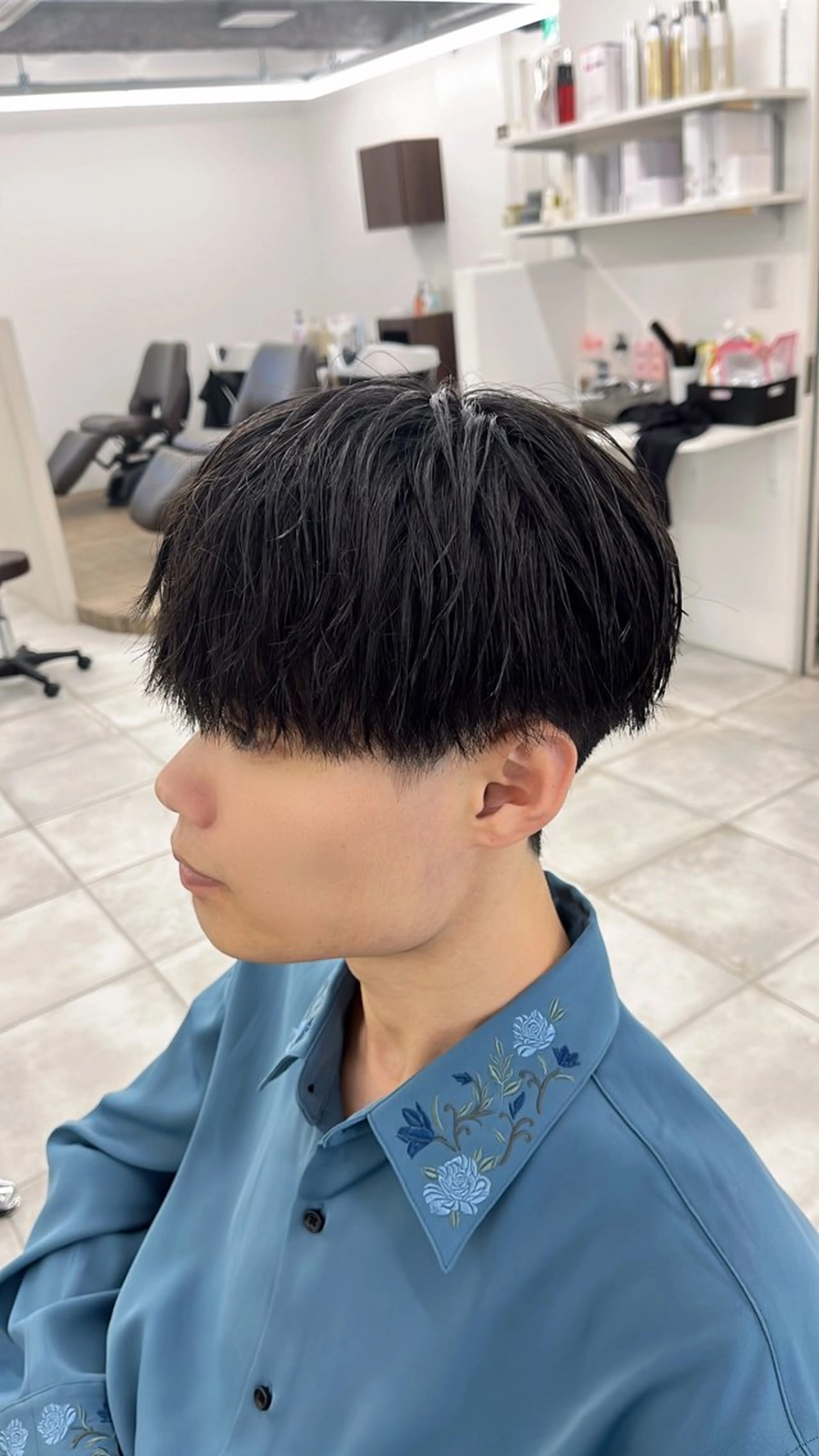 ショート パーマ メンズ 🏆メンズヘア特化 🥇代表りんぺーのヘアスタイル