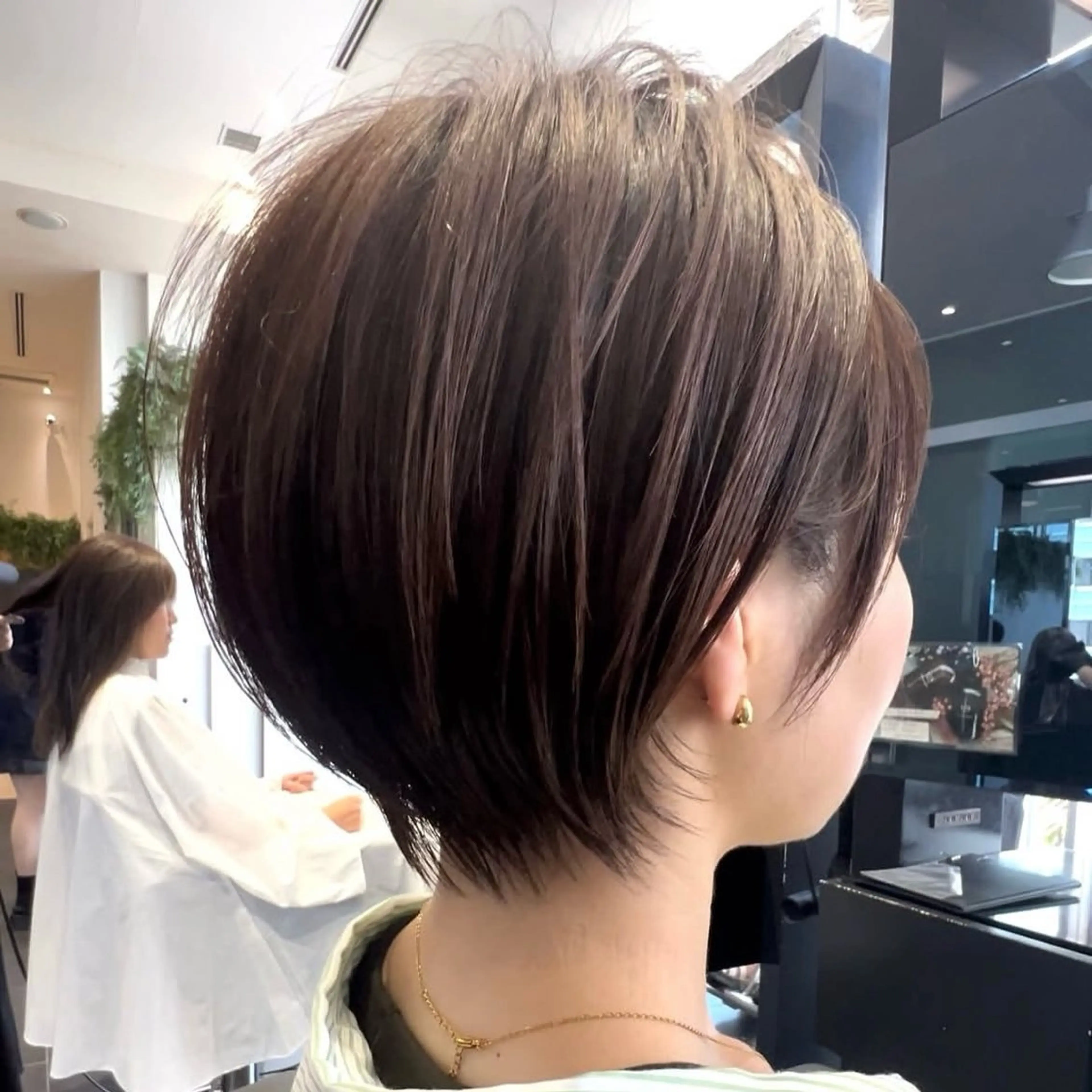 ショート カット ヘアカラー トリートメント ヘッドスパ ヘアセット ショート上手い人/ 骨格診断/なかじのヘアスタイル