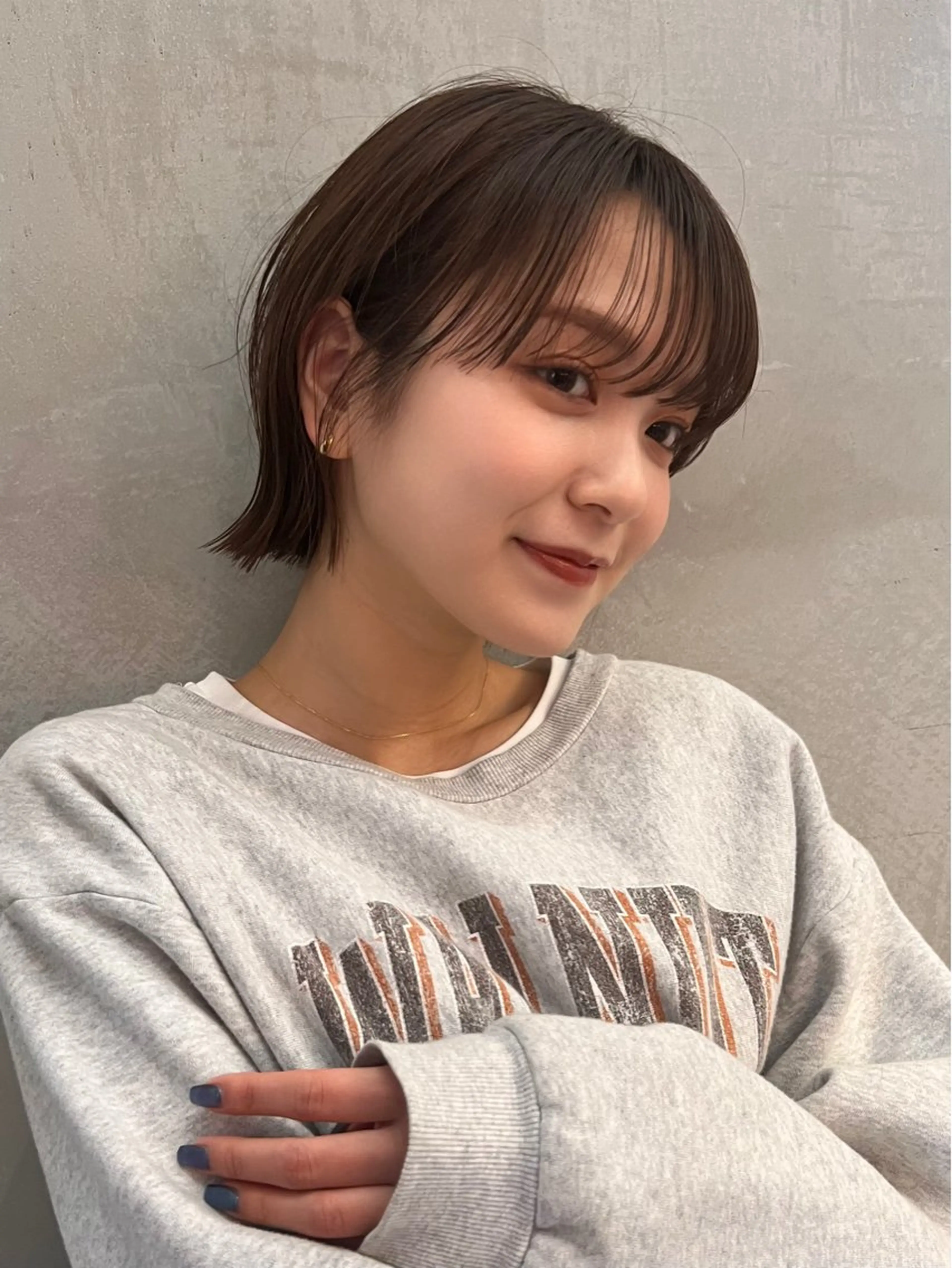 ミディアム カット ヘアカラー 大宮/ボブ/縮毛矯正 大瀧菜月のヘアスタイル