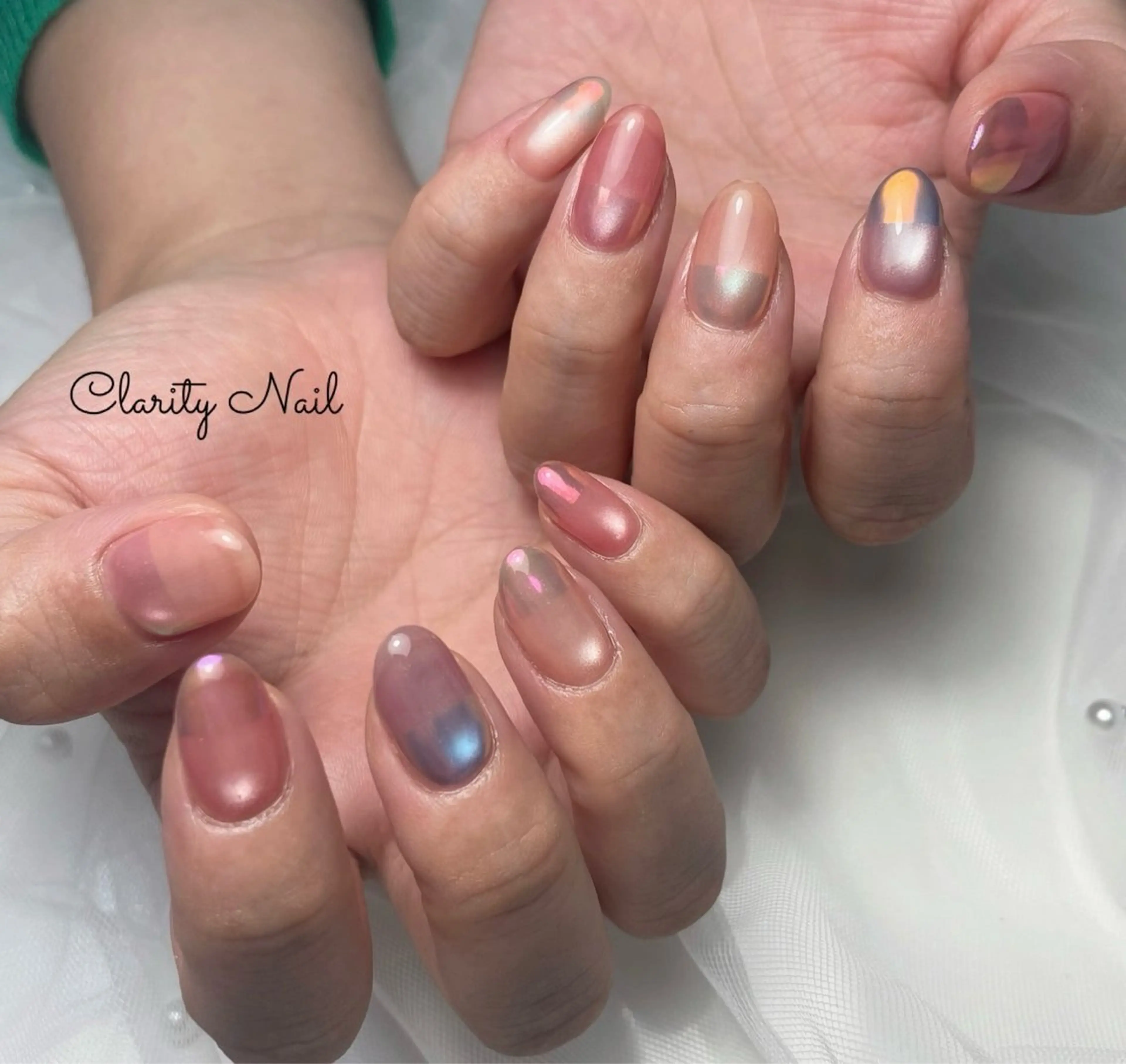 ネイル アートネイル 持ち込み ハンドネイル Clarity Nailのネイルデザイン