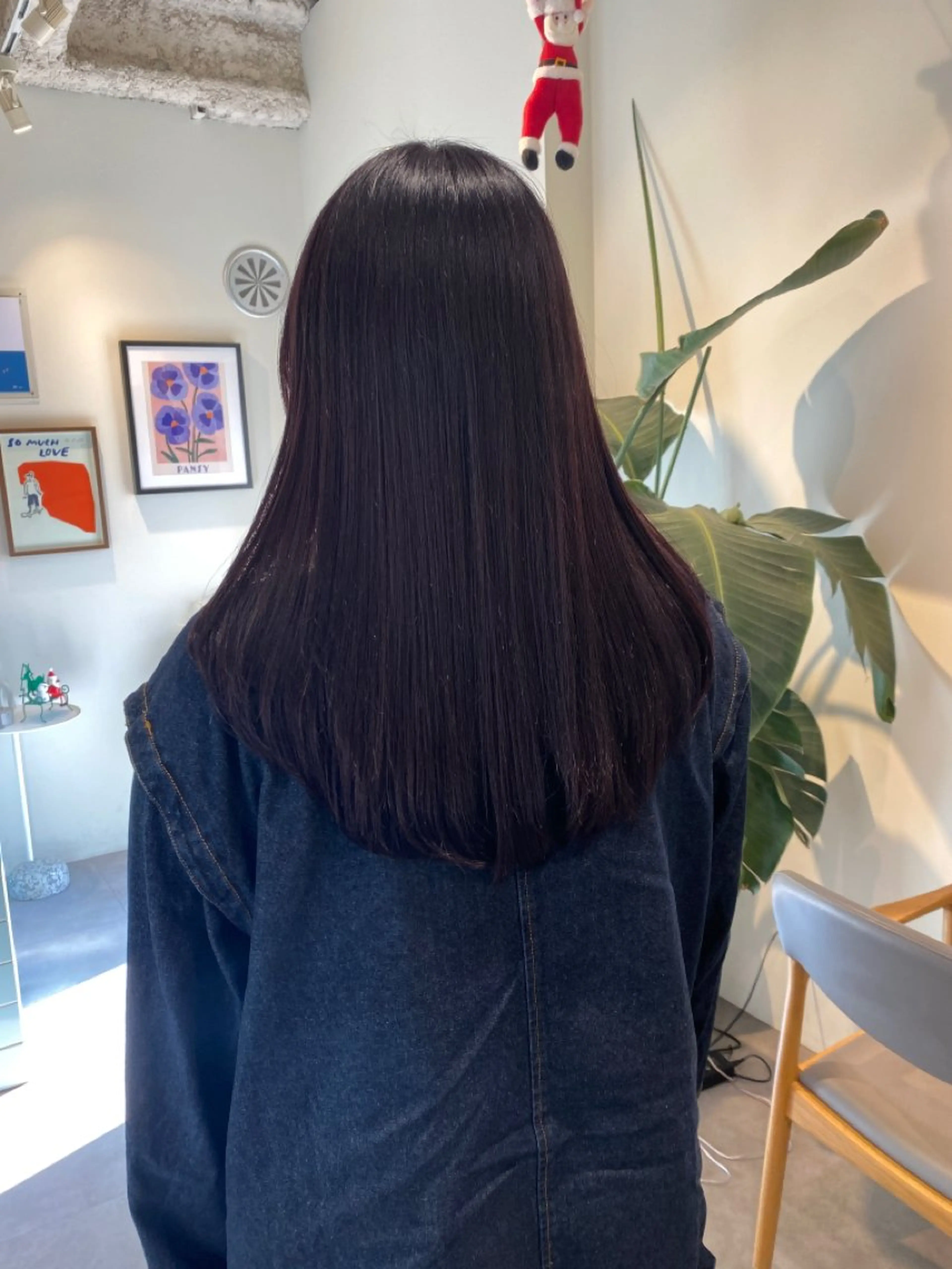 セミロング カラー 当日予約大歓迎💗 依田瑞希のヘアスタイル