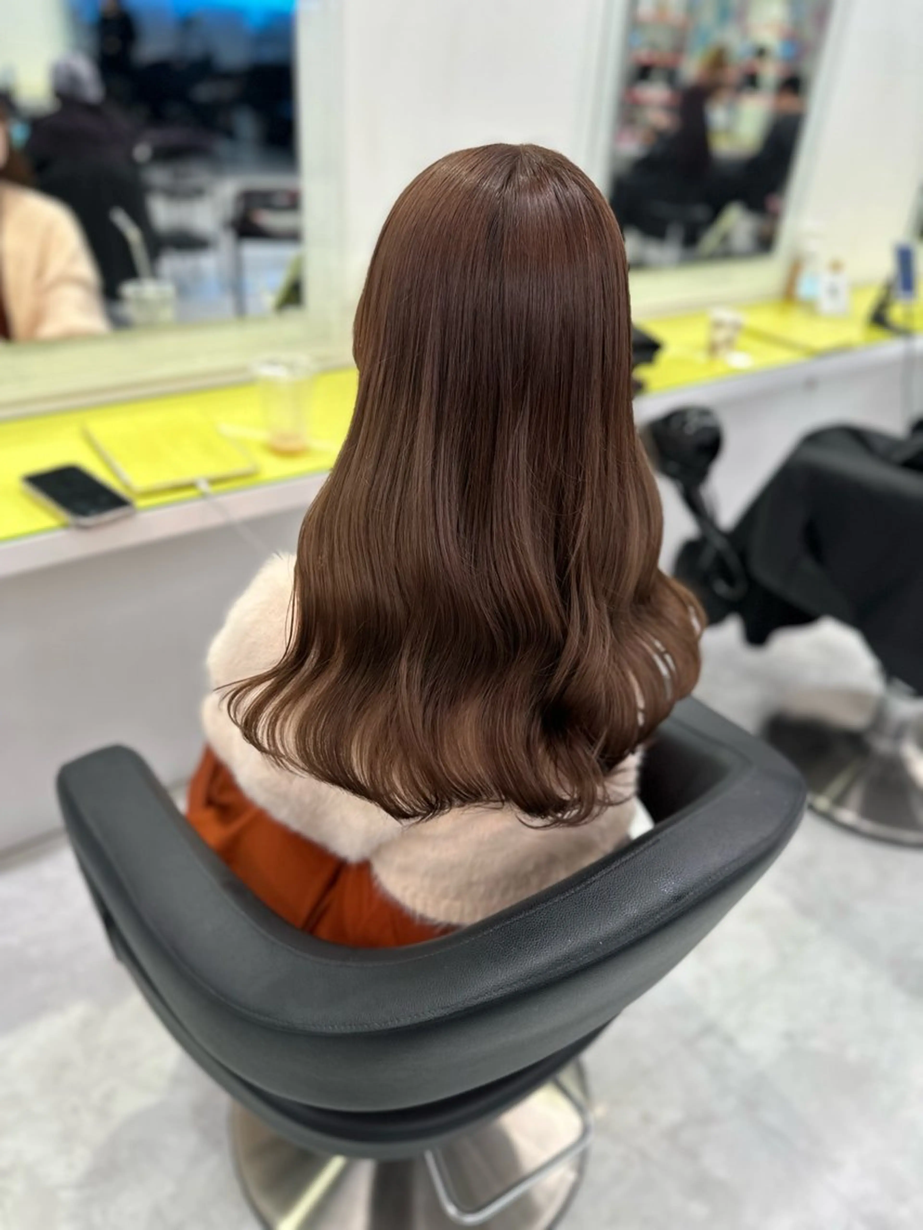 セミロング カラー ベージュカラー ブリーチ ブリーチなしカラー ♡ダブルカラー特化♡ miyuのヘアスタイル
