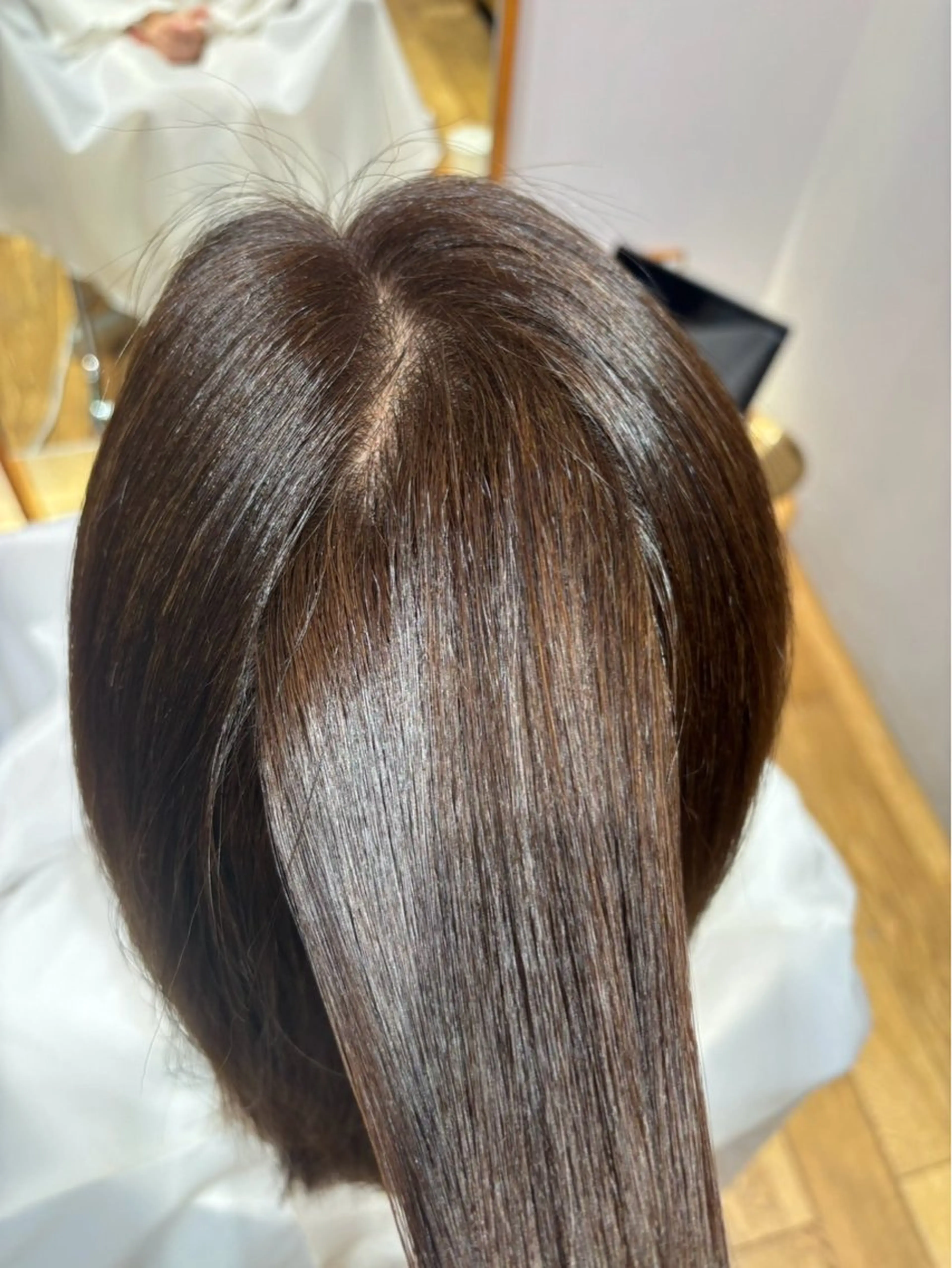 ミディアム カラー ヘアカラー 高橋 優のヘアスタイル