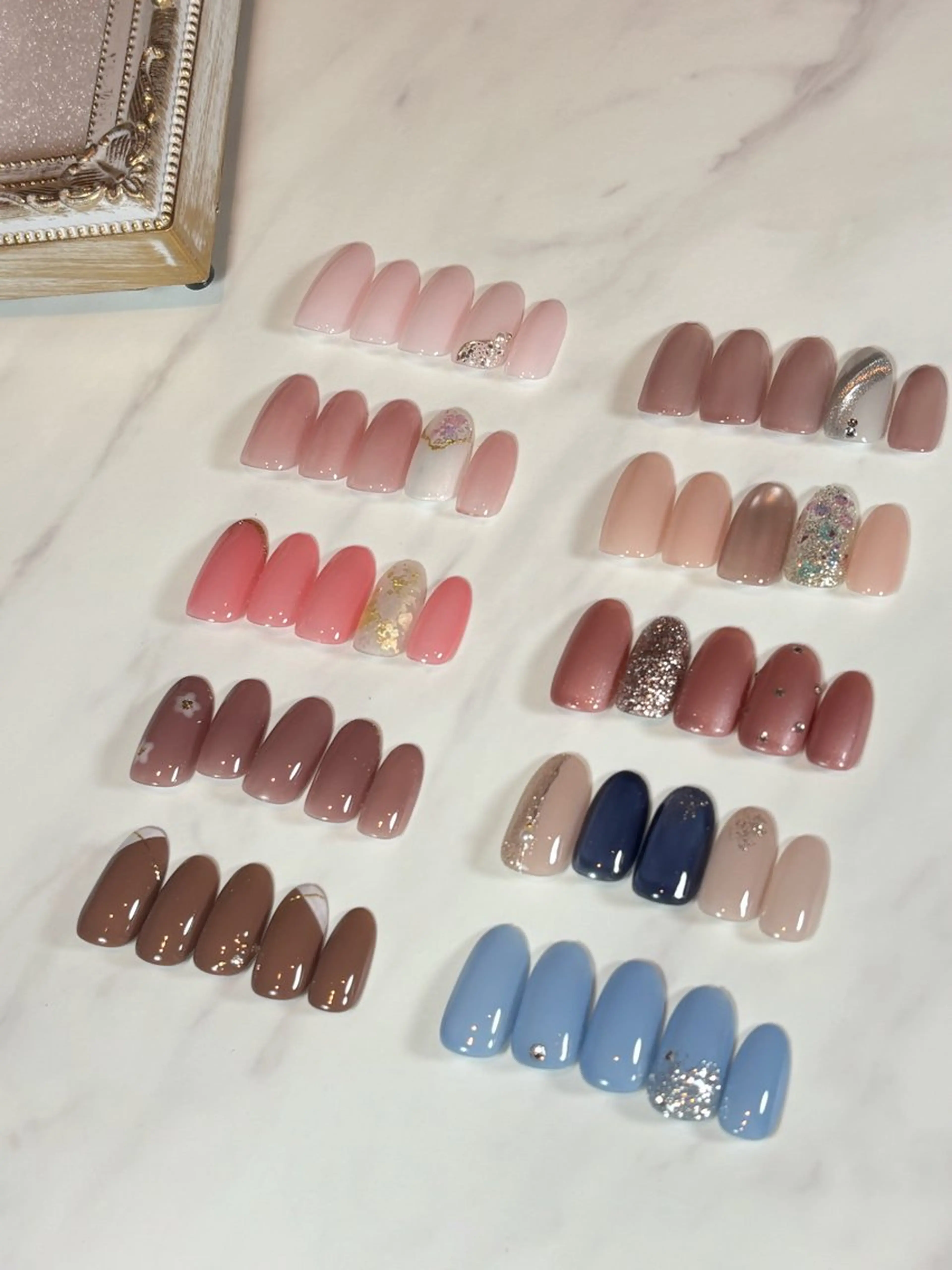 【定額ネイルブロンズ】オフなしの写真