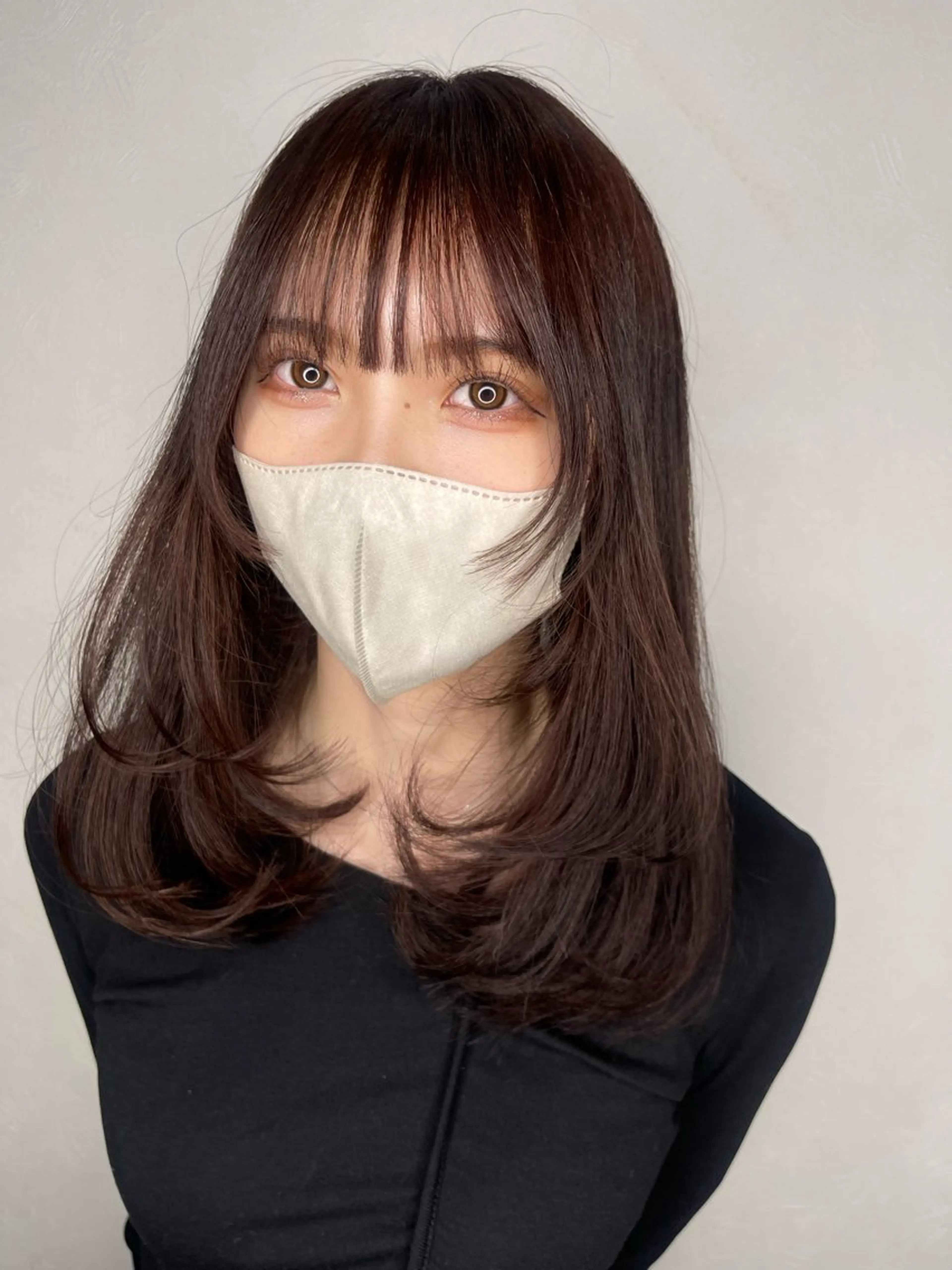 セミロング 剣持友希/ifh iizuka/高崎のヘアスタイル