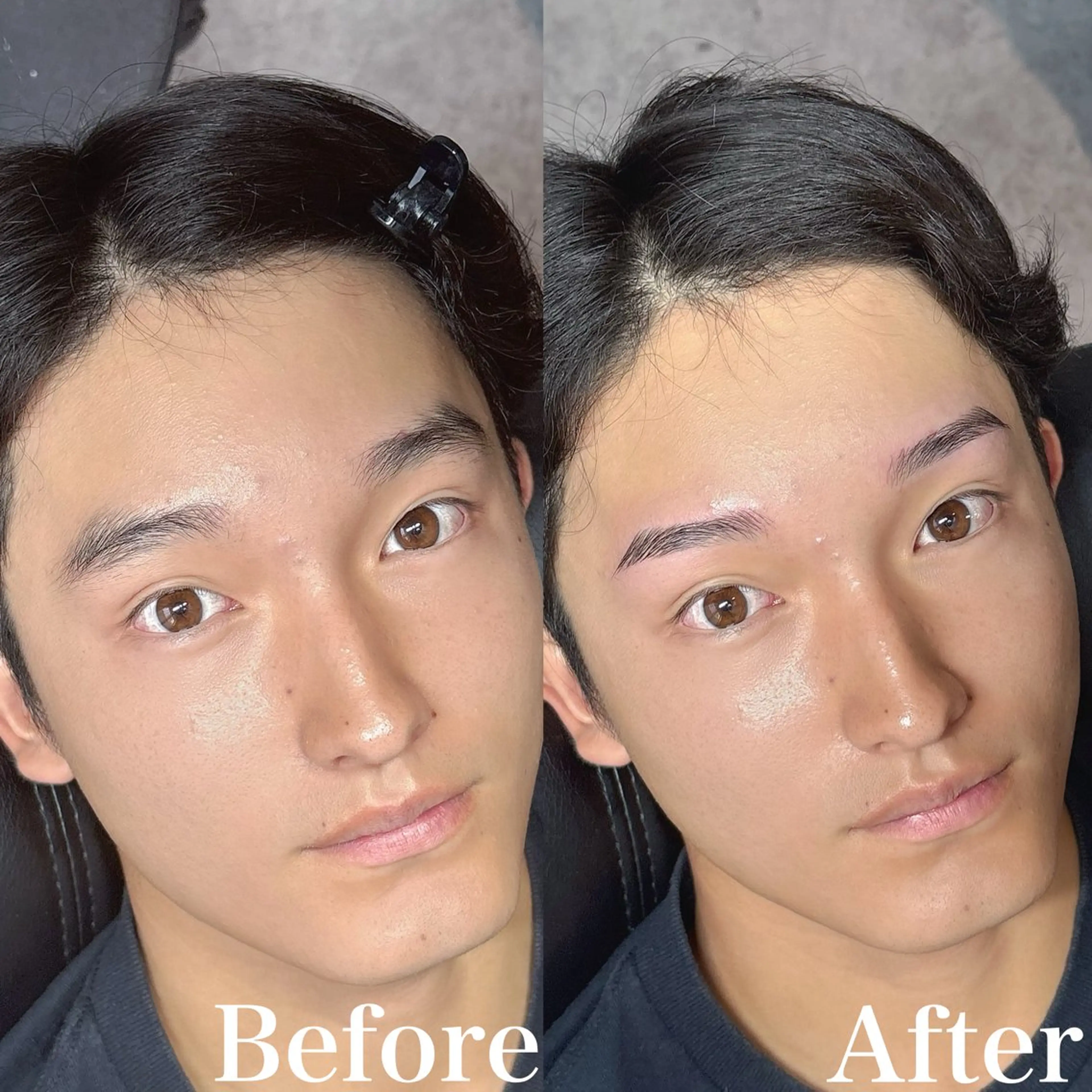 メンズ アイブロウ ワックス脱毛 眉カット その他(アイブロウ) 5日◯ Yusukeの眉毛・アイブロウイメージ