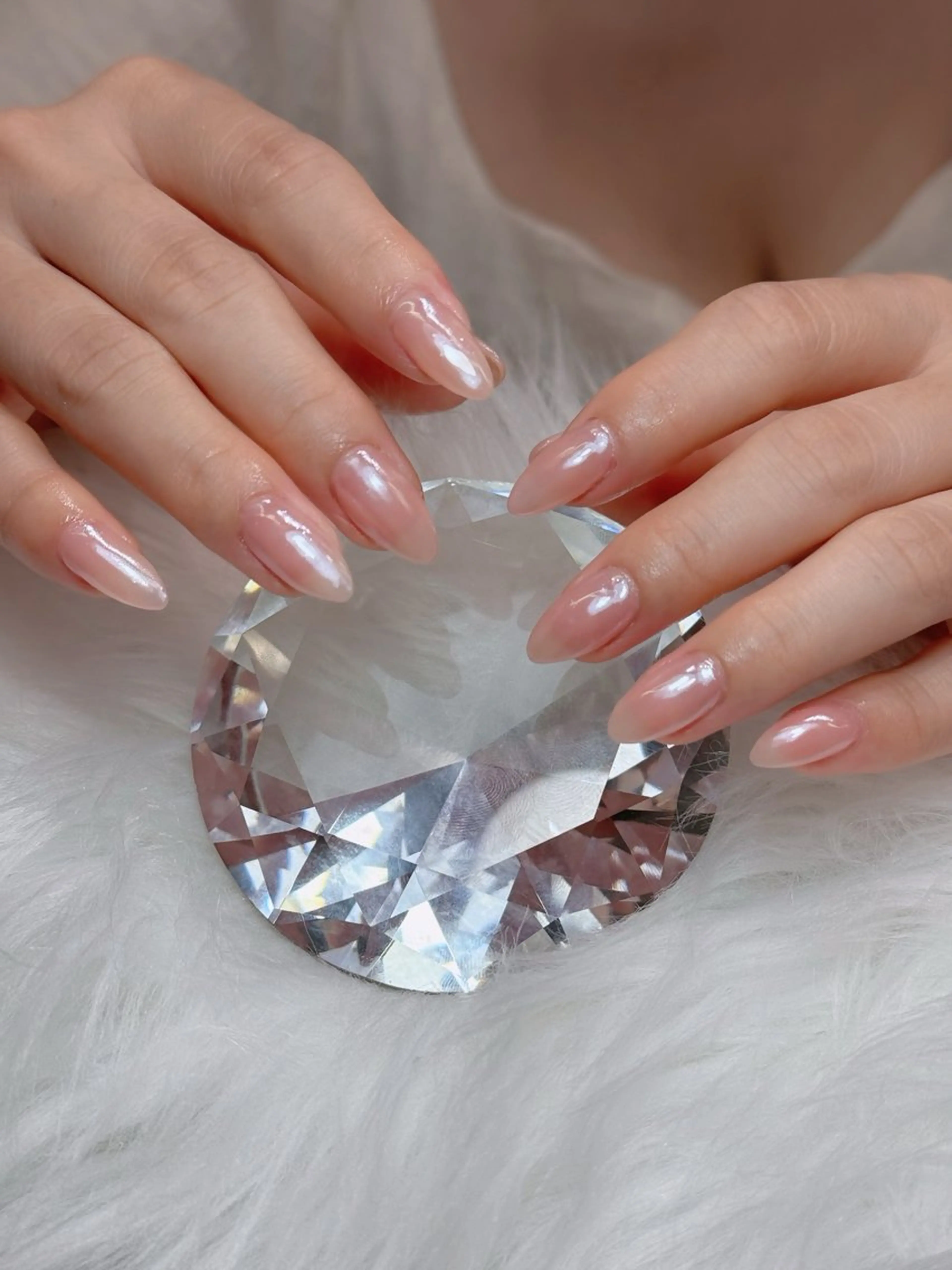 ネイル オーロラネイル チークネイル フットネイル フレンチネイル 韓国ネイル Lumi Shinokuboのネイルデザイン