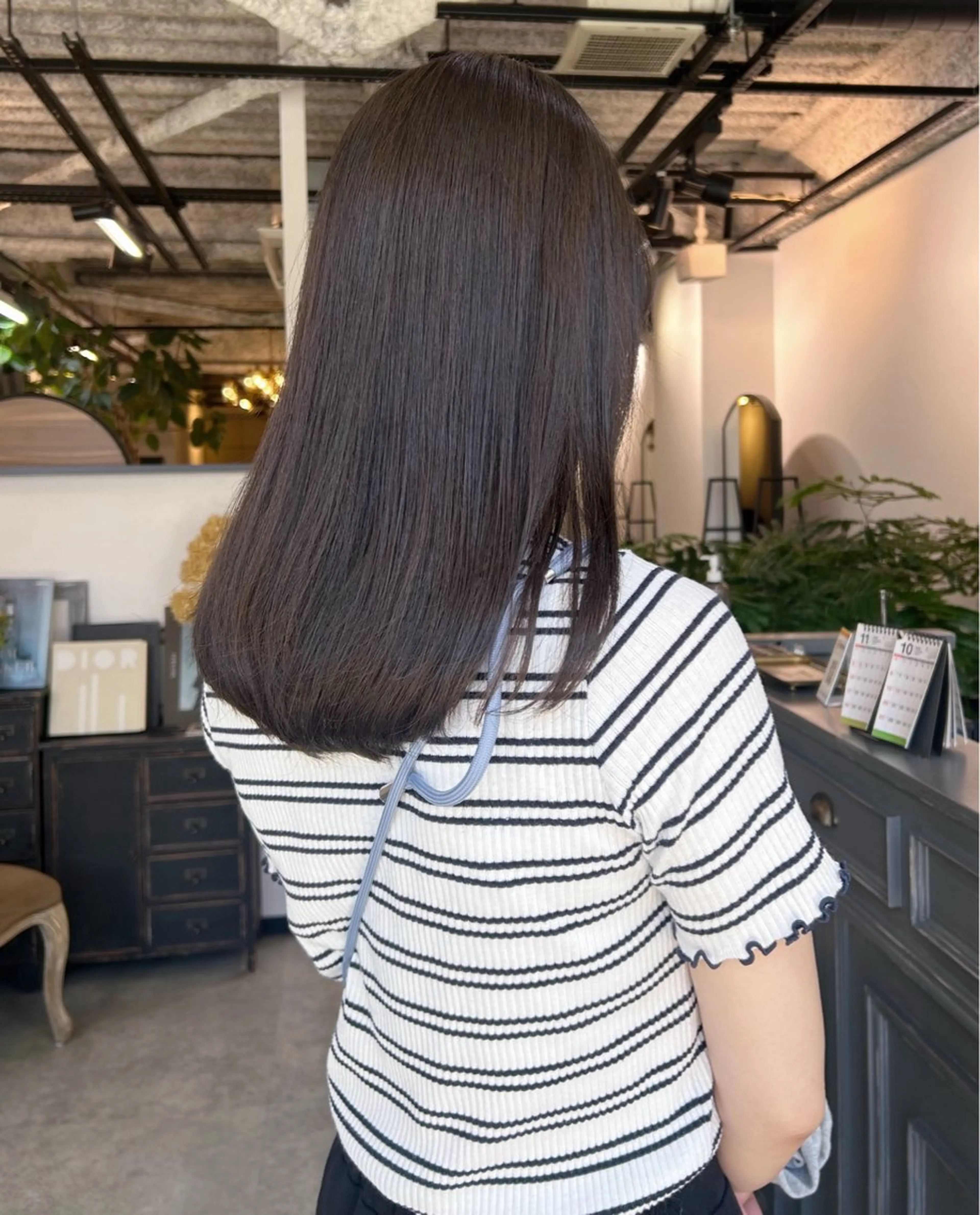 ロング カラー 木村 陽菜のヘアスタイル