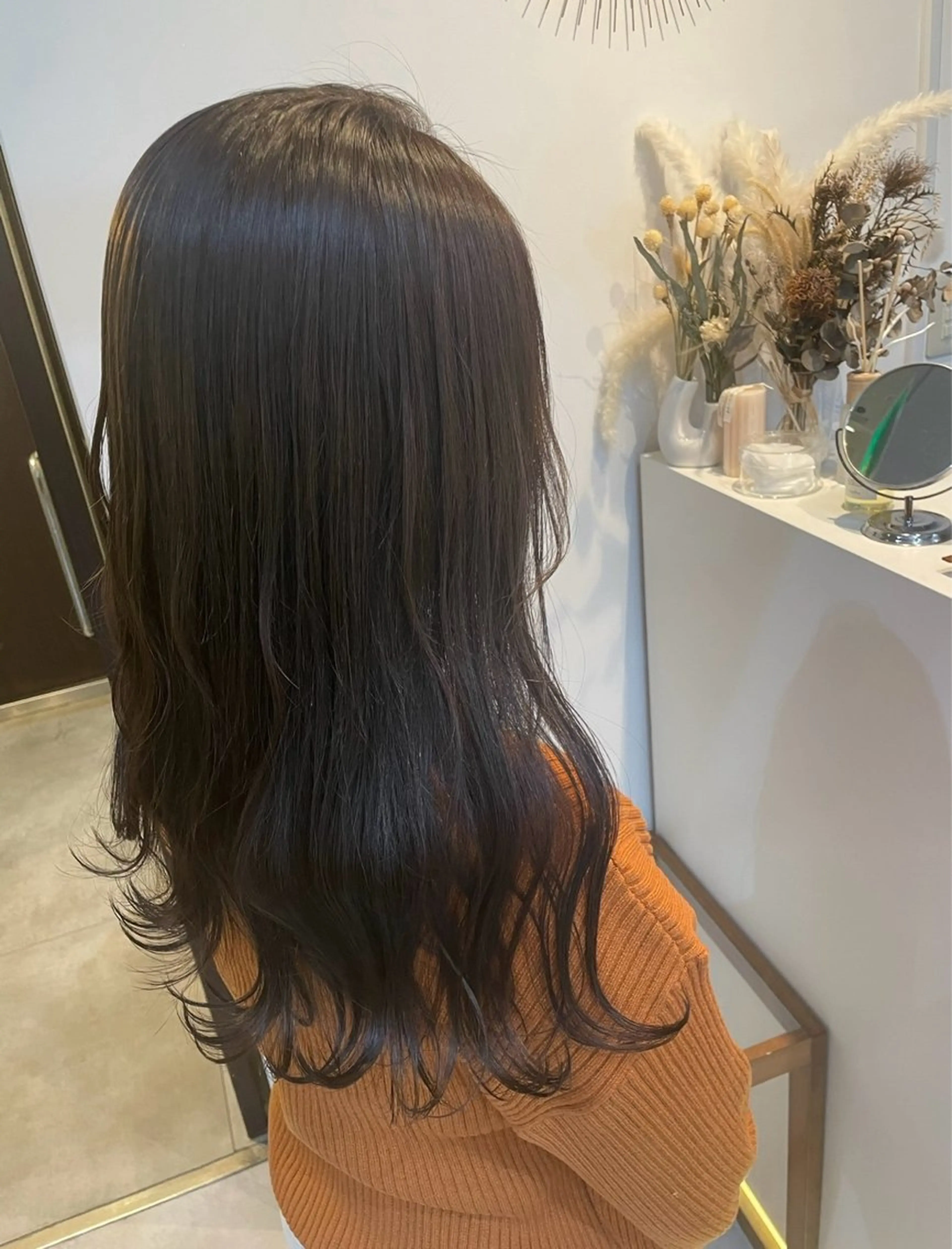 ロング カラー 中村 あやかのヘアスタイル