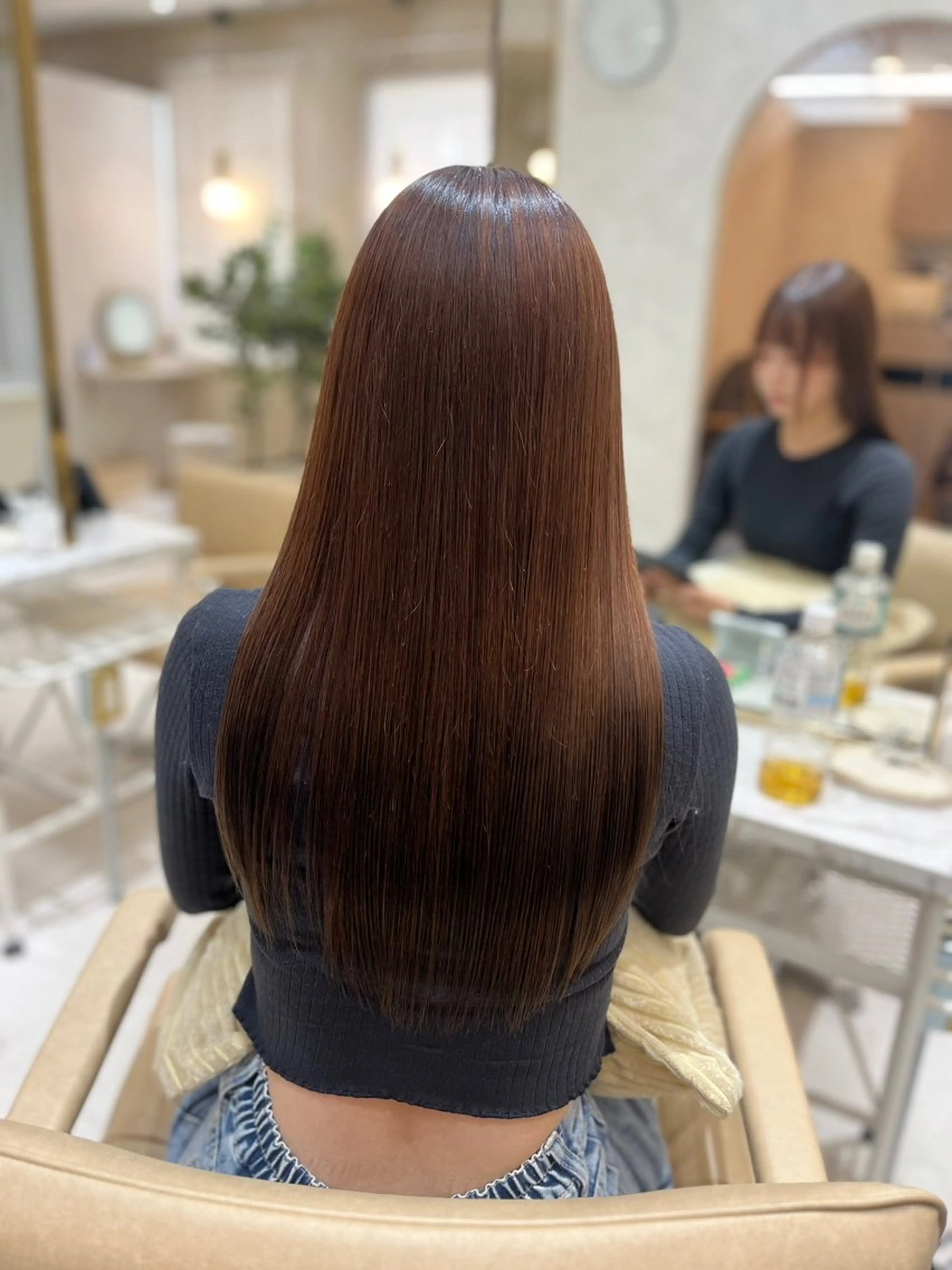 ロング ヘアカラー トリートメント nao🎀zina 透明感/艶髪のヘアスタイル