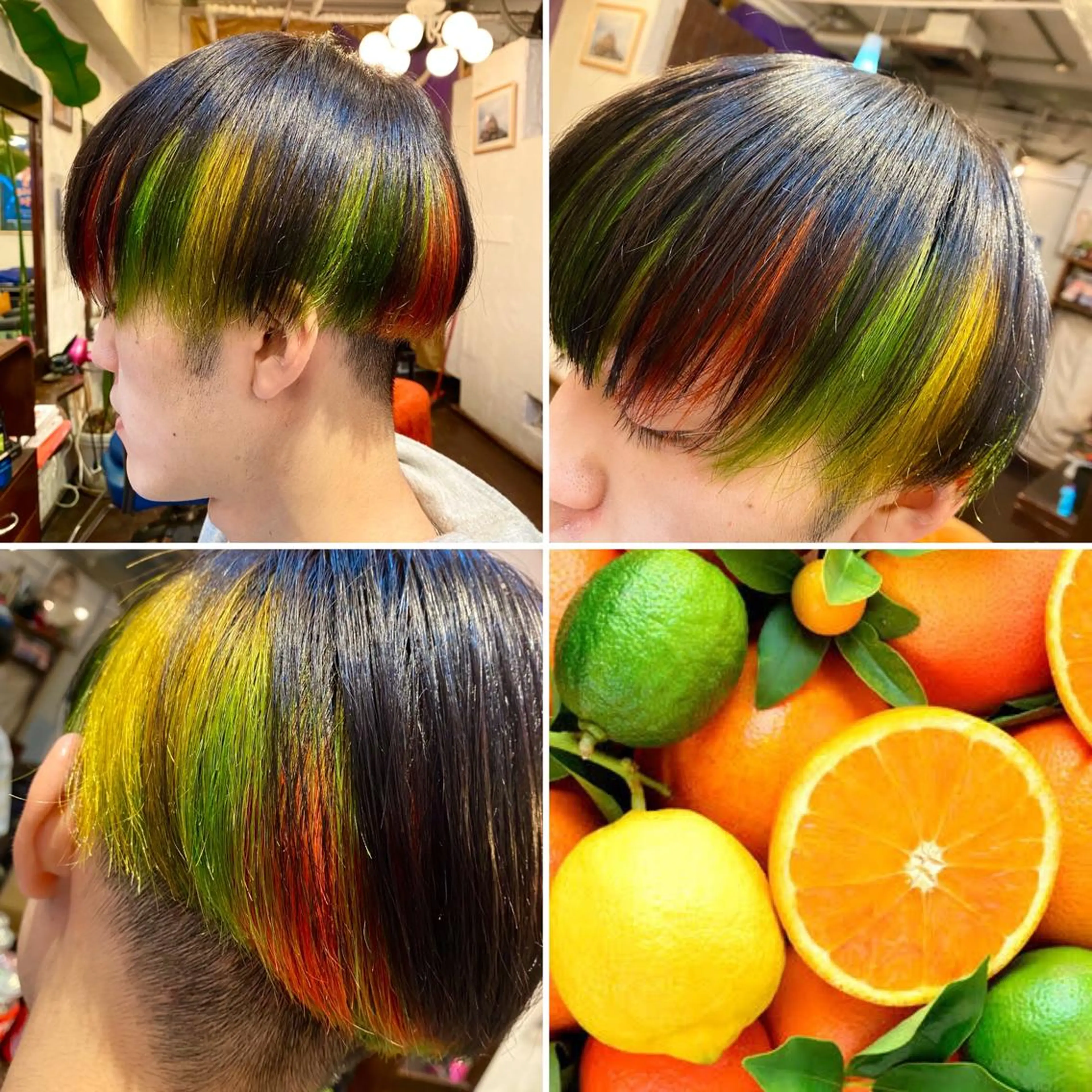 ショート カラー メンズ ヘアカラー トリートメント ✨️眉毛、派手髪、 ハイトーンShinの眉毛・アイブロウイメージ
