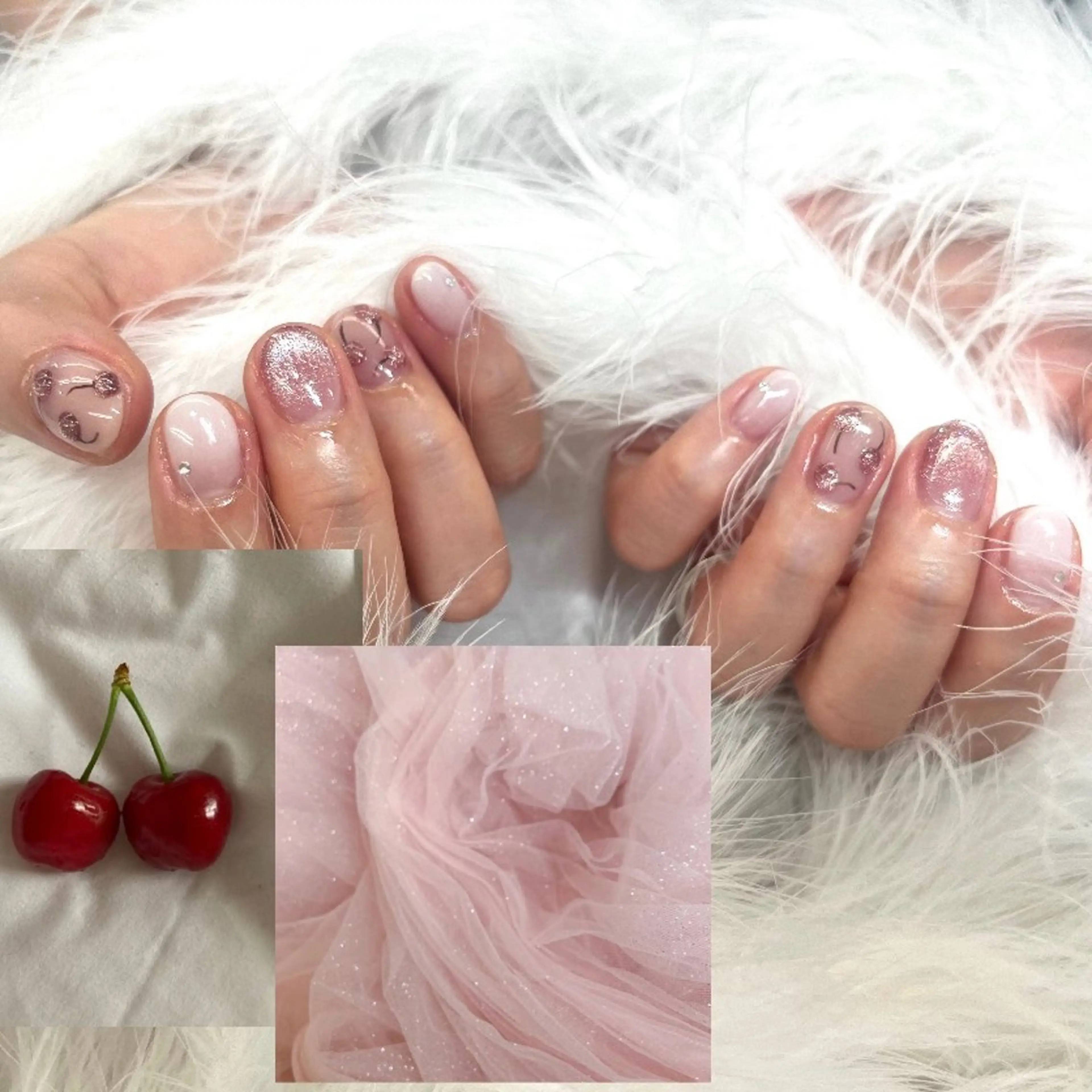 ネイル ハンドネイル honoka池袋🎀 ガーリーネイル🤍のネイルデザイン